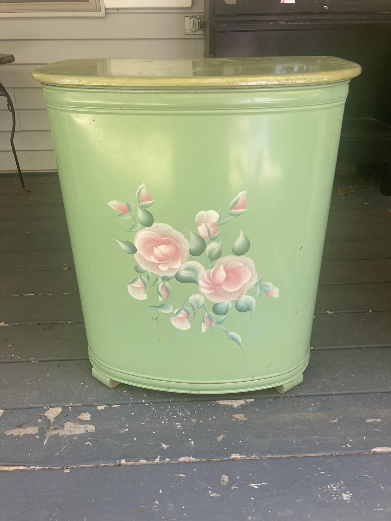 Vintage Pearl Wick Laundry Hamper Finds and Uses