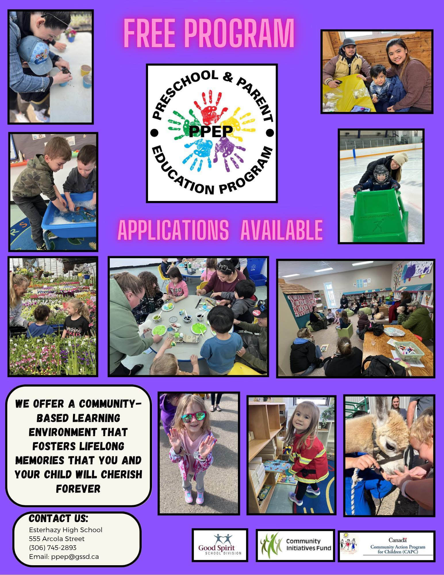 PPEP application forms are now... - Preschool Ppep Esterhazy | Facebook