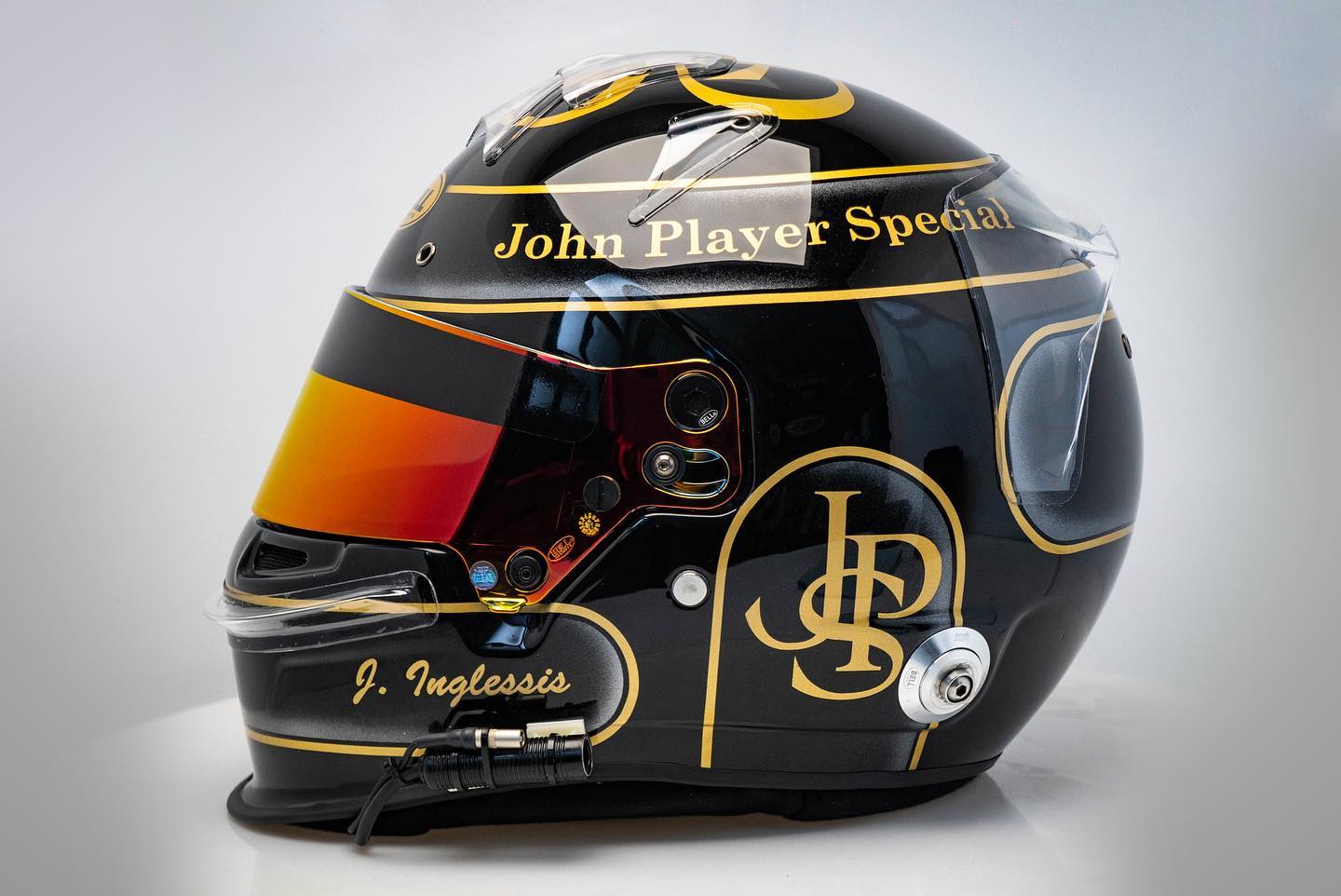 美品！SIMPSON M30カスタムヘルメット JPS仕様 John Player Special