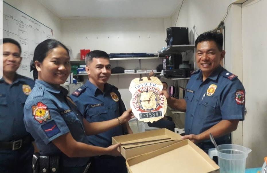 happy client from... - Mikel's PNP Badge Wall Clock Atbp.