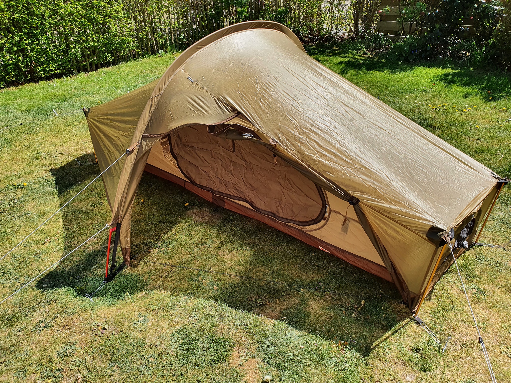 First time pitched my Fjällräven Abisko Lite 1. Great tent already