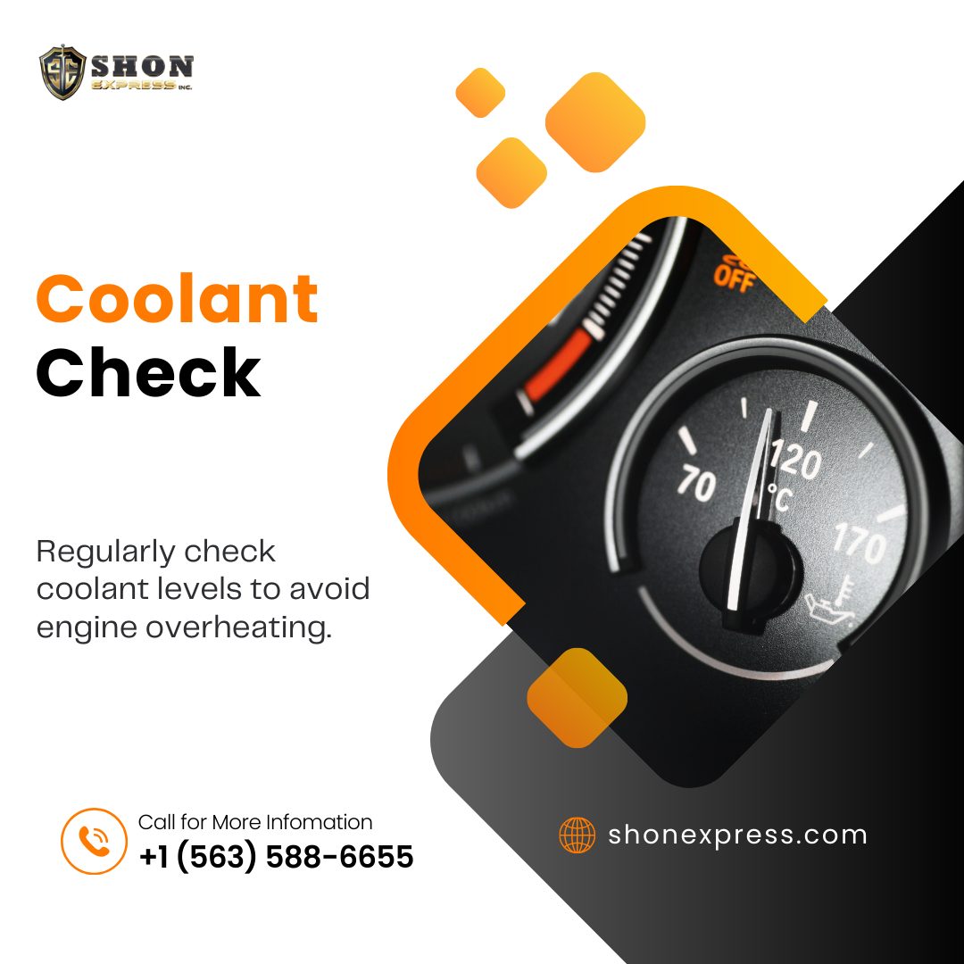 Shon - 🚛 Coolant Levels: Stay Cool! 🚛 Regularly check your coolant ...