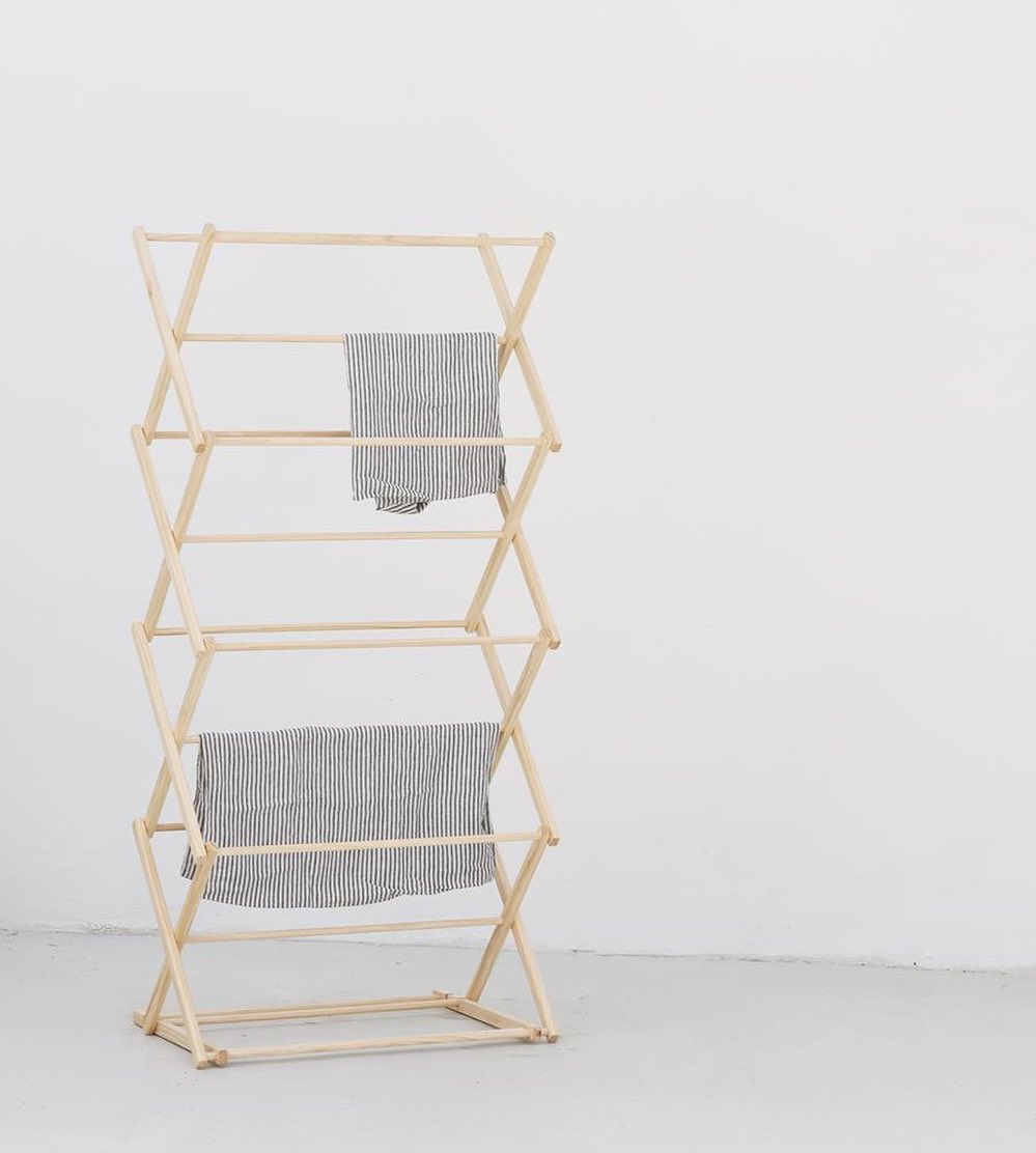 Our wooden clothes drying racks... - Father Rabbit Limited