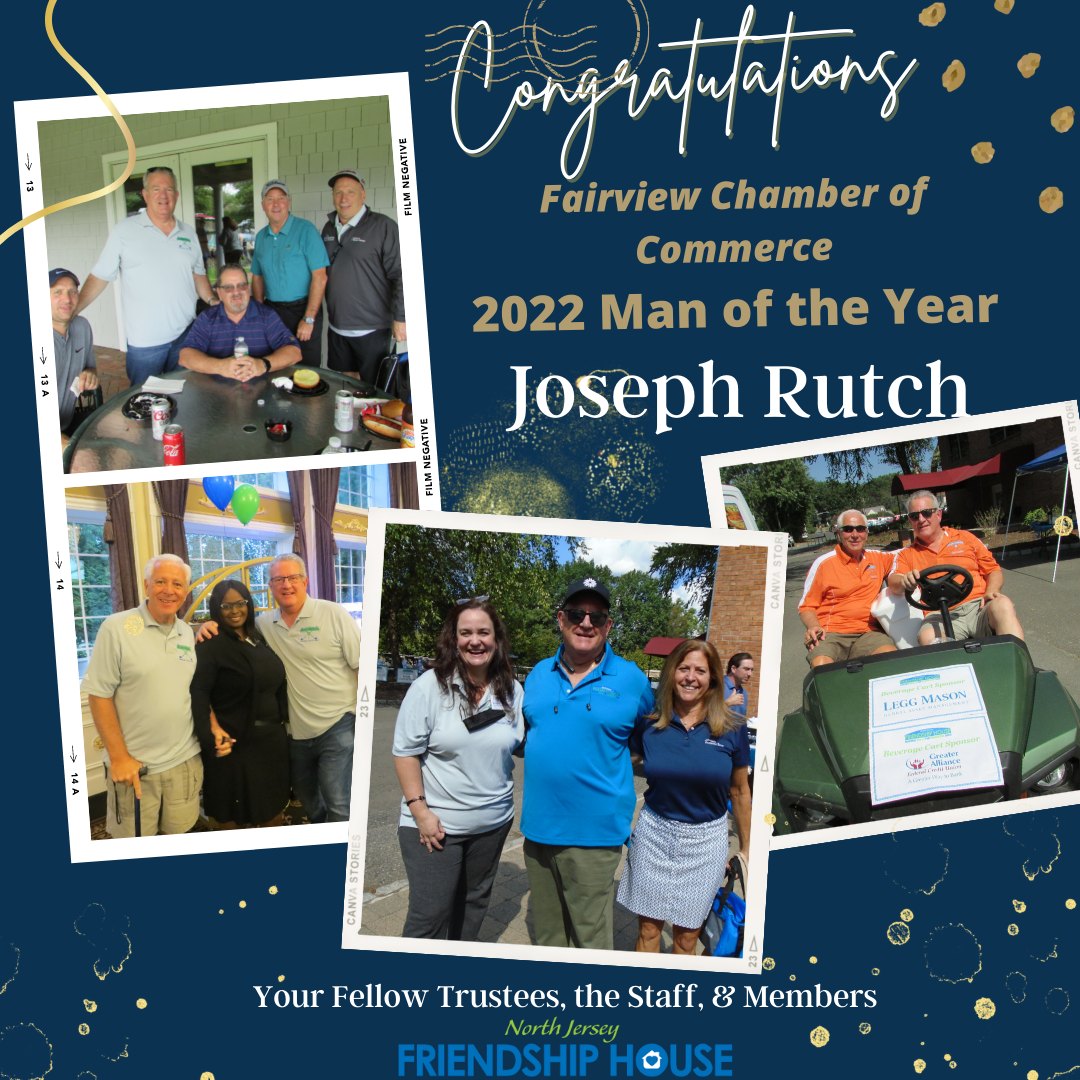 NJ - Congratulations to Joseph Rutch, Chair of North Jersey Friendship ...