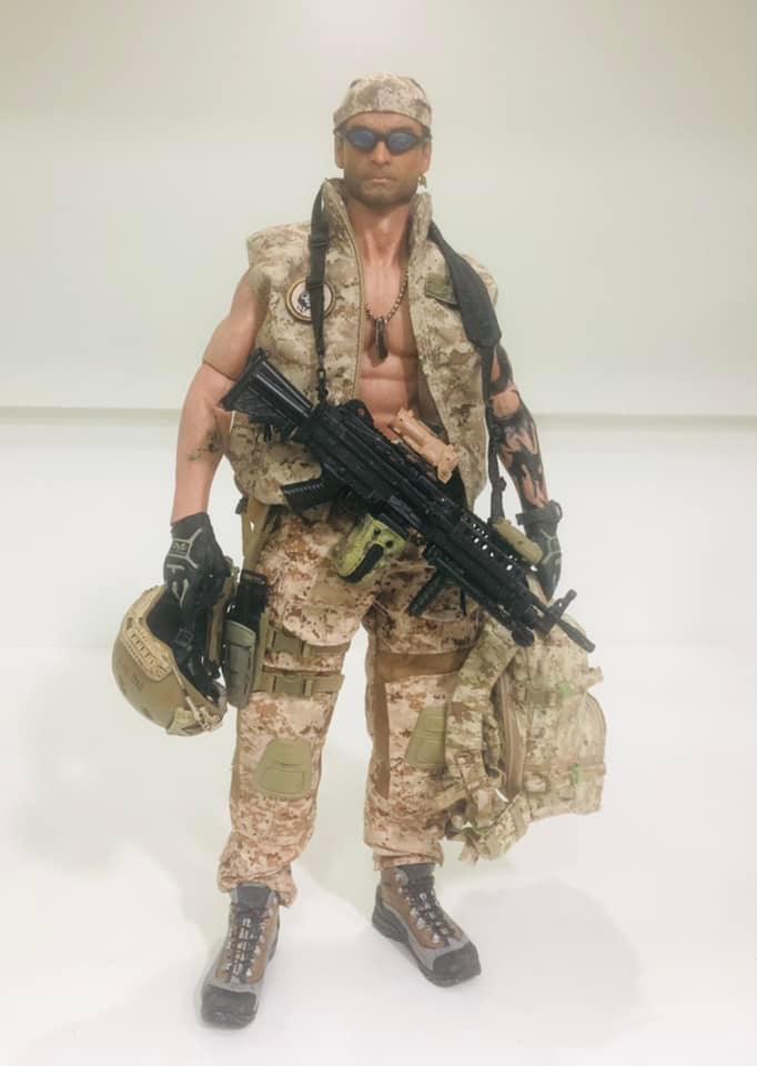 Hot Toys USMC M249 SAW gunner figure in stock