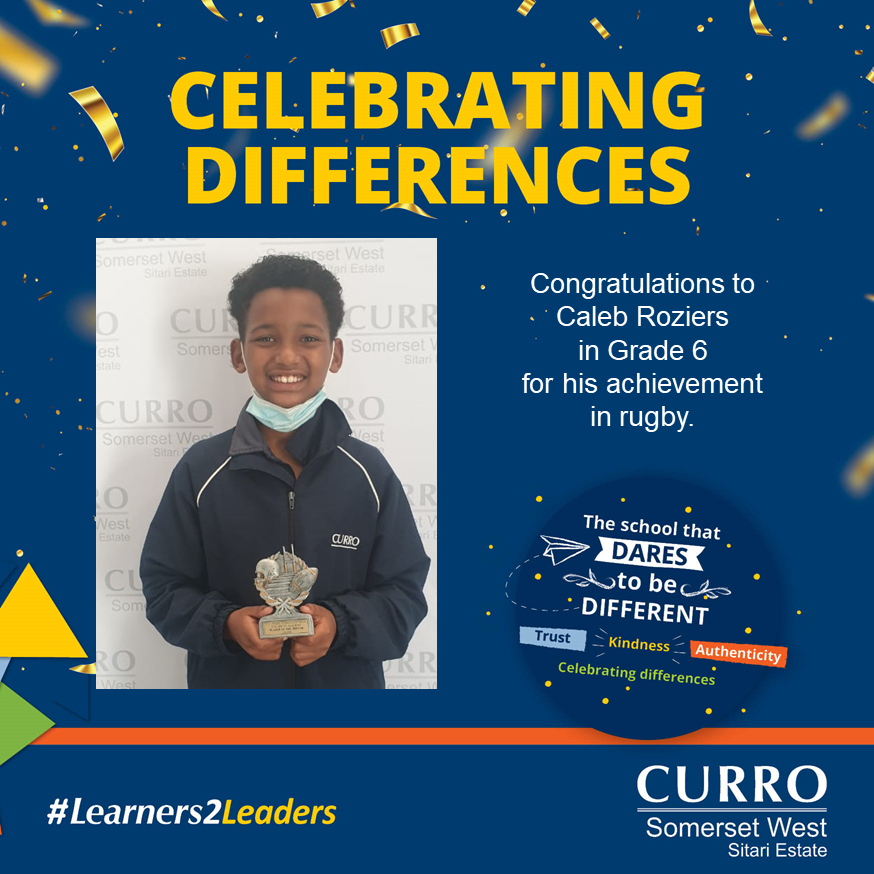 CELEBRATING CALEB... - Curro Somerset West, Sitari Estate | Facebook
