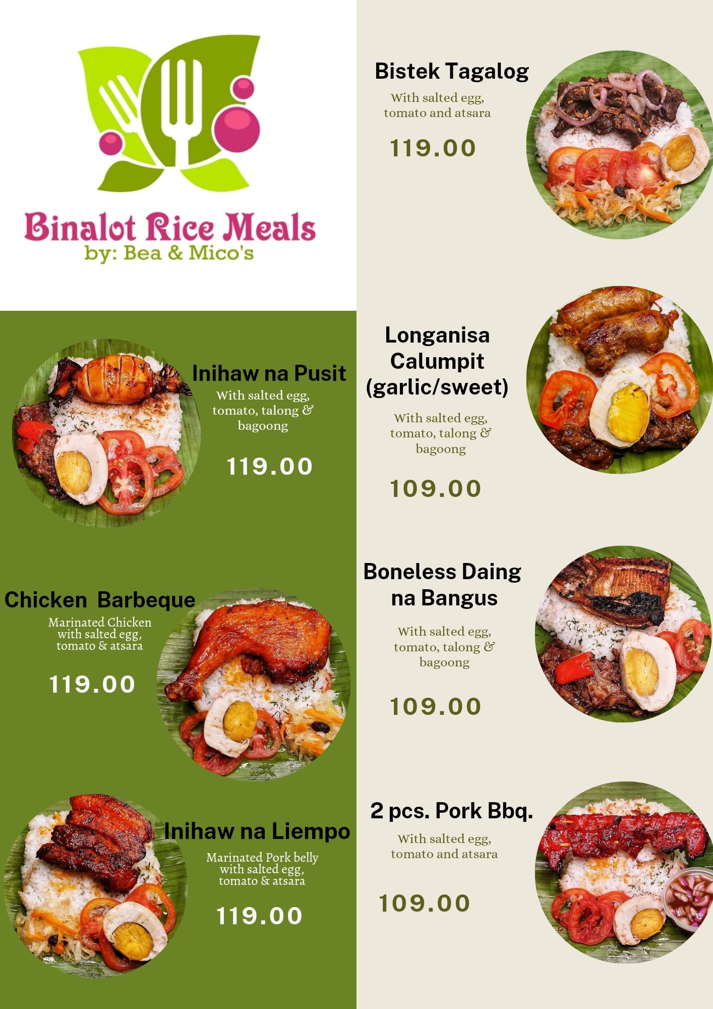 From... - Bea&Mico's Icecream, Sherbet & Binalot Rice Meals | Facebook