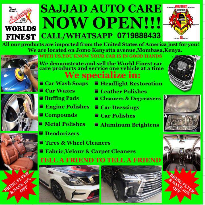 Sajjad auto accessories | Mombasa