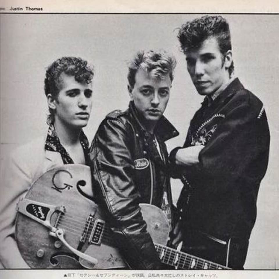 Vintage Stray Cats probably 1980……..