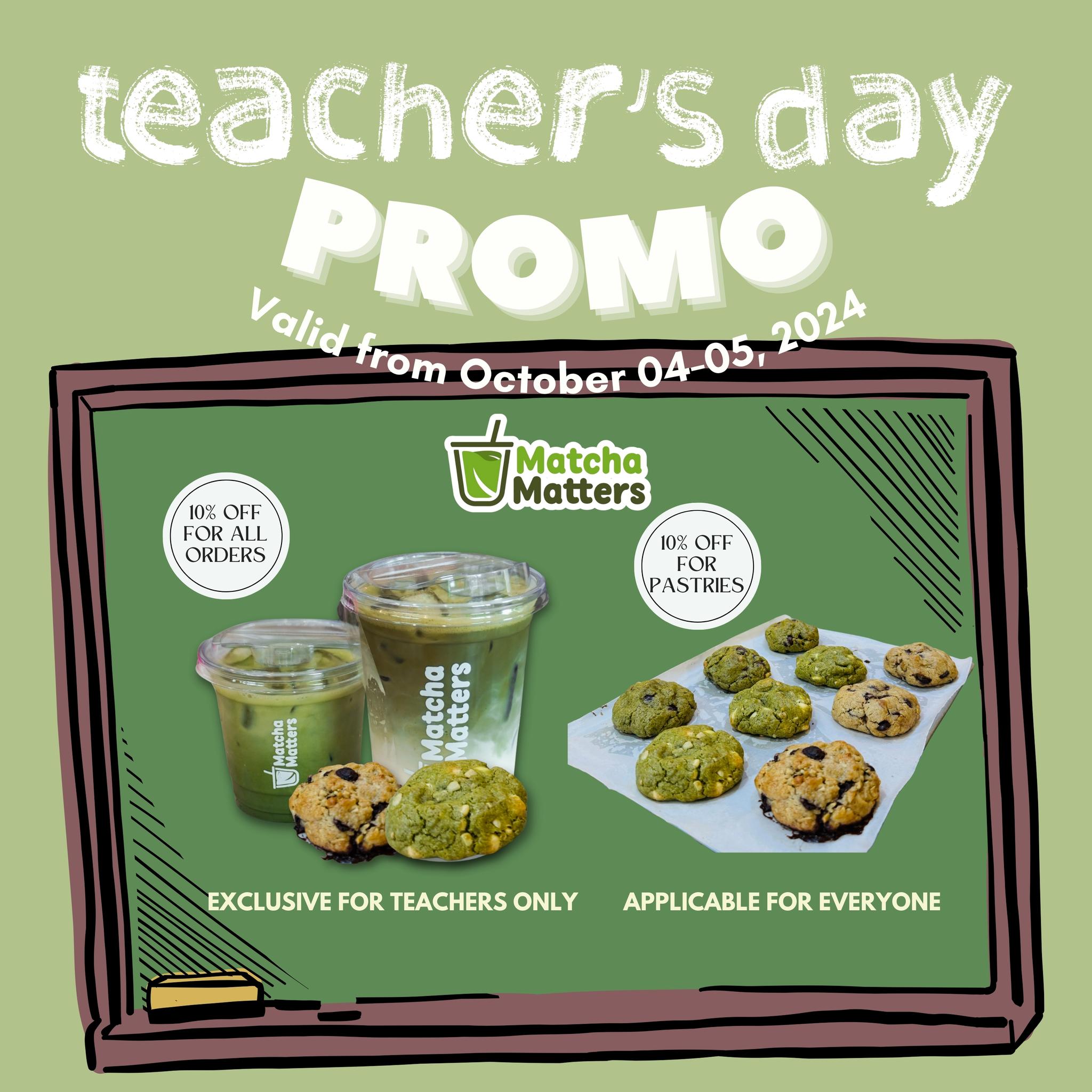 Matcha Matters - 🍵 Celebrate Teacher's Day with Matcha...