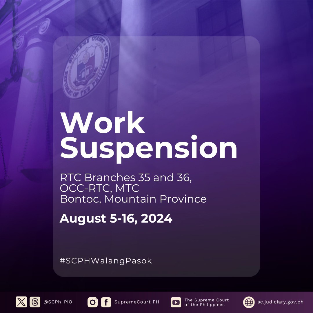 Supreme - RTC Branches 35 and 36, OCC-RTC, MTC Bontoc, Mountain ...