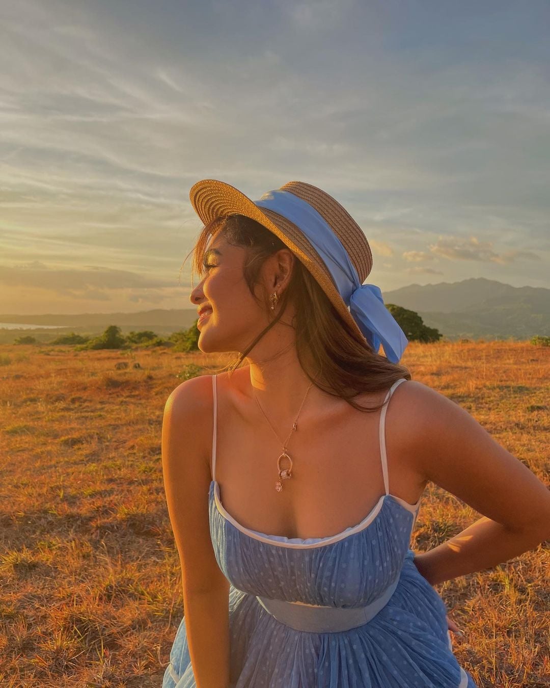 andrea brillantes blue dress Blythe in blue! is serving cottagecore chic in gorgeous new photos. 💙 (📸: IG / @blythe) #AndreaBrillantes Fashion