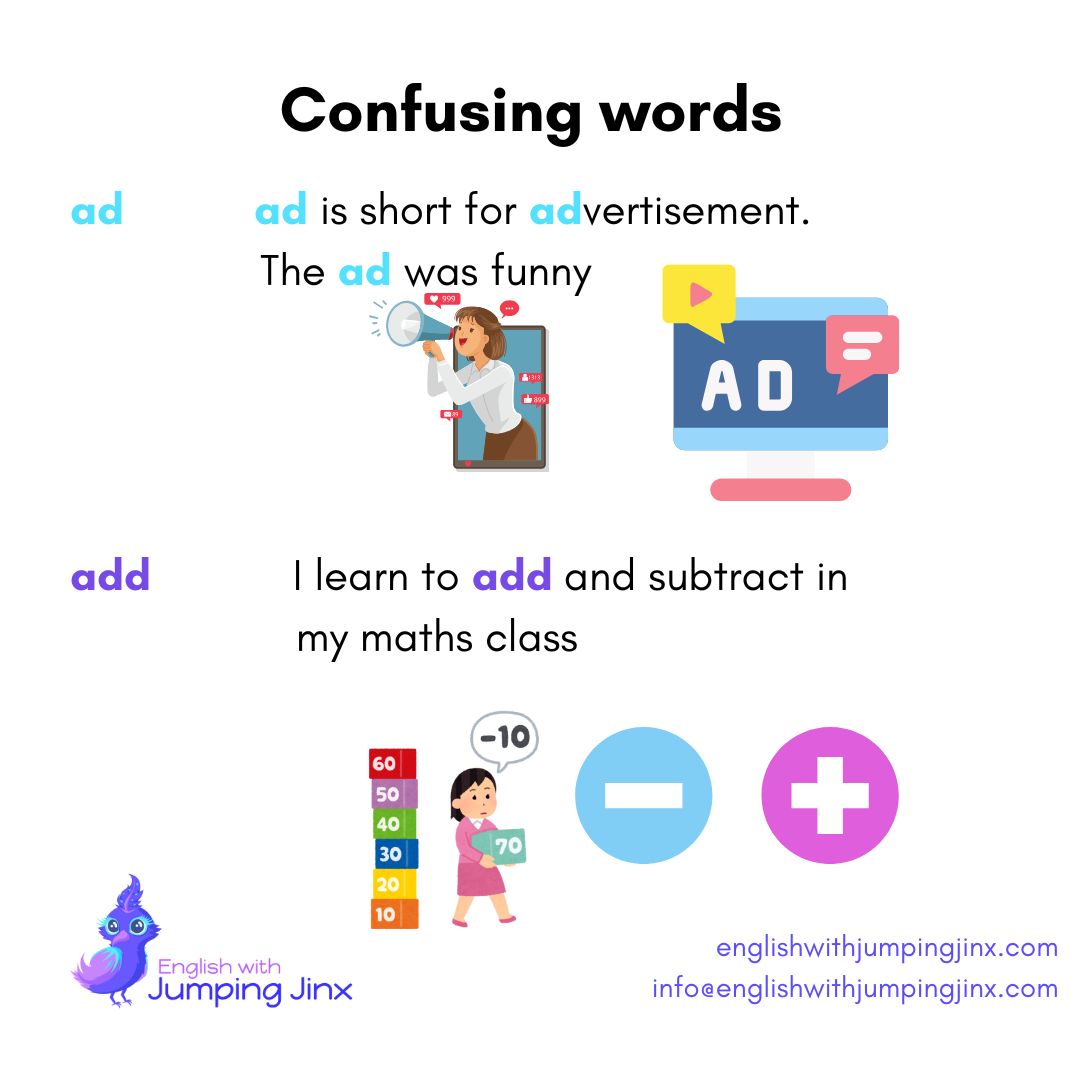 English - 🩷English perfection. What is an 🙋AD 📺 and how is it different ...