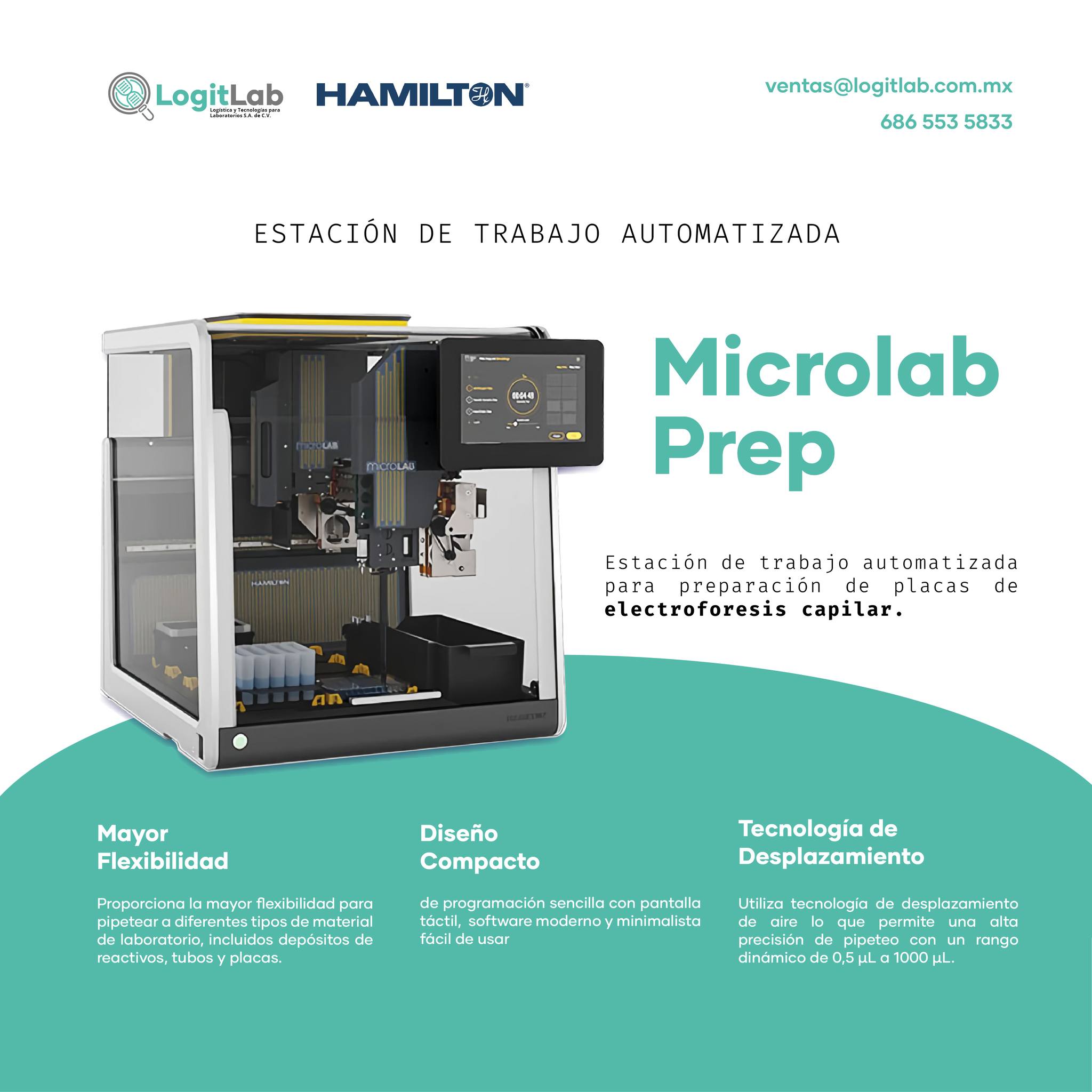 Logitlab - Microlab Prep es una estación de trabajo...