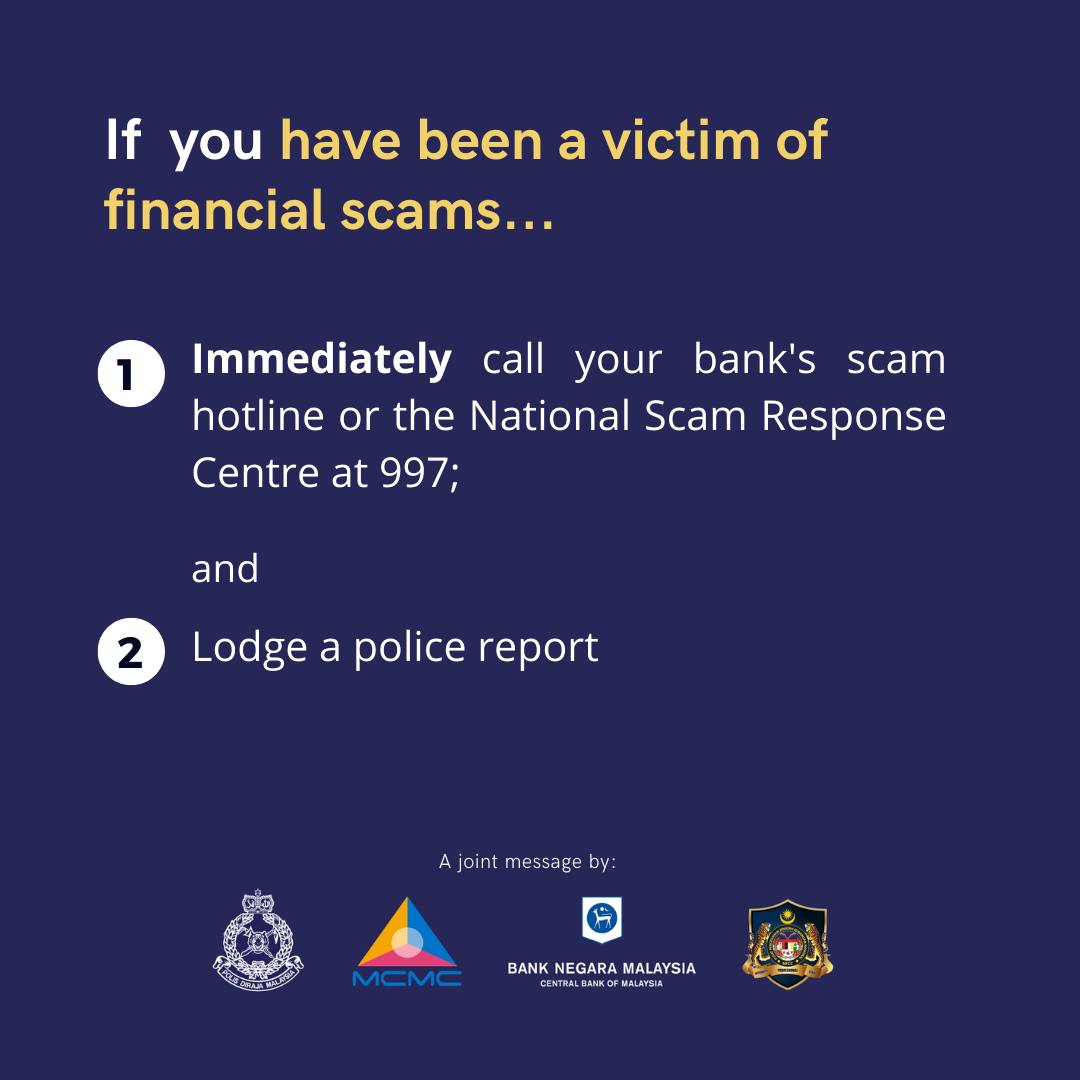 Here's what to do if you have been... - Bank Negara Malaysia