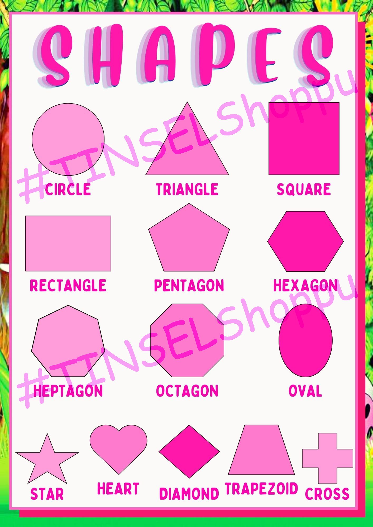TinselShoppu-Tinselショップ - Educational Learning Chart for Baby and Kids ...