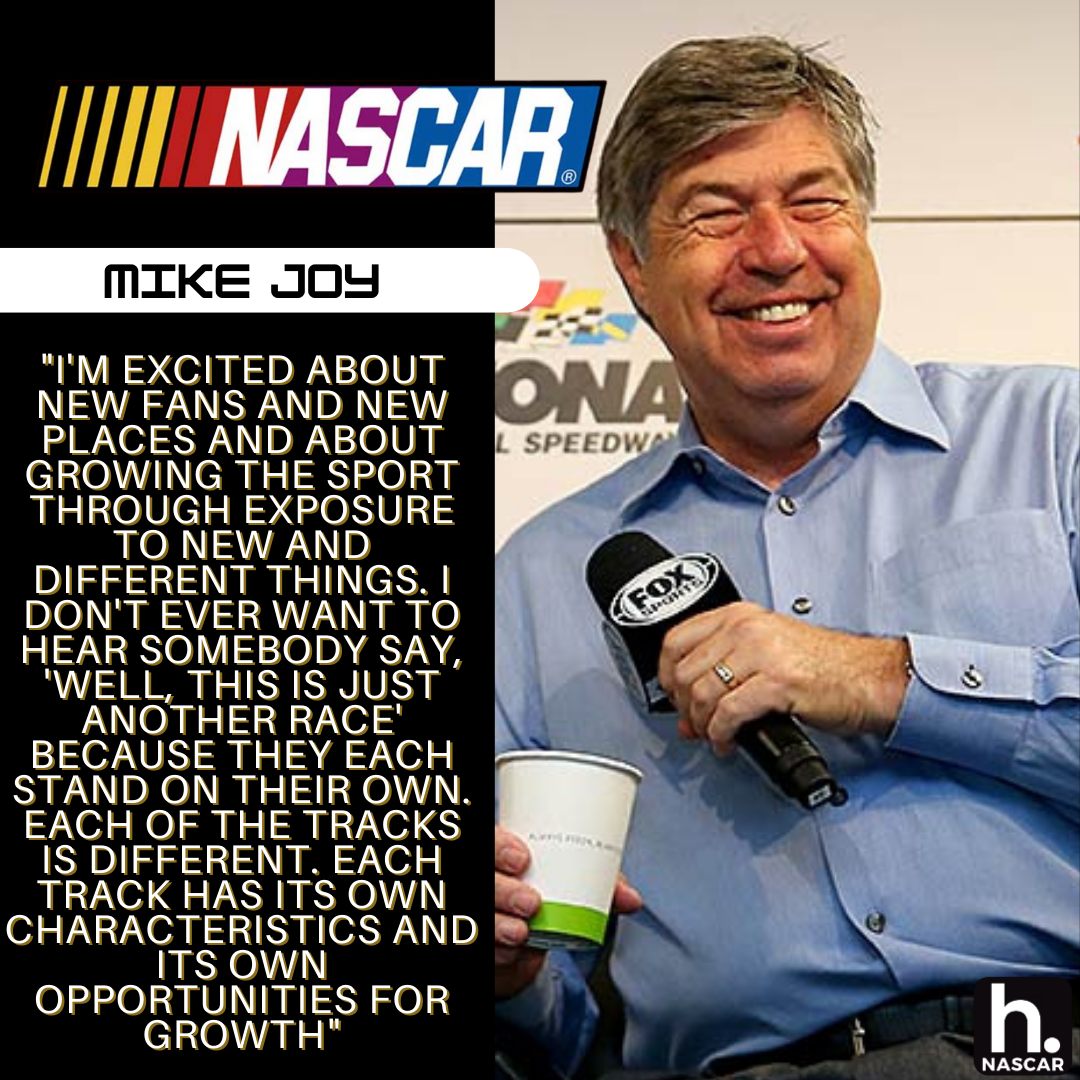 Heavy on NASCAR - Mike Joy is excited for the future of... | Facebook