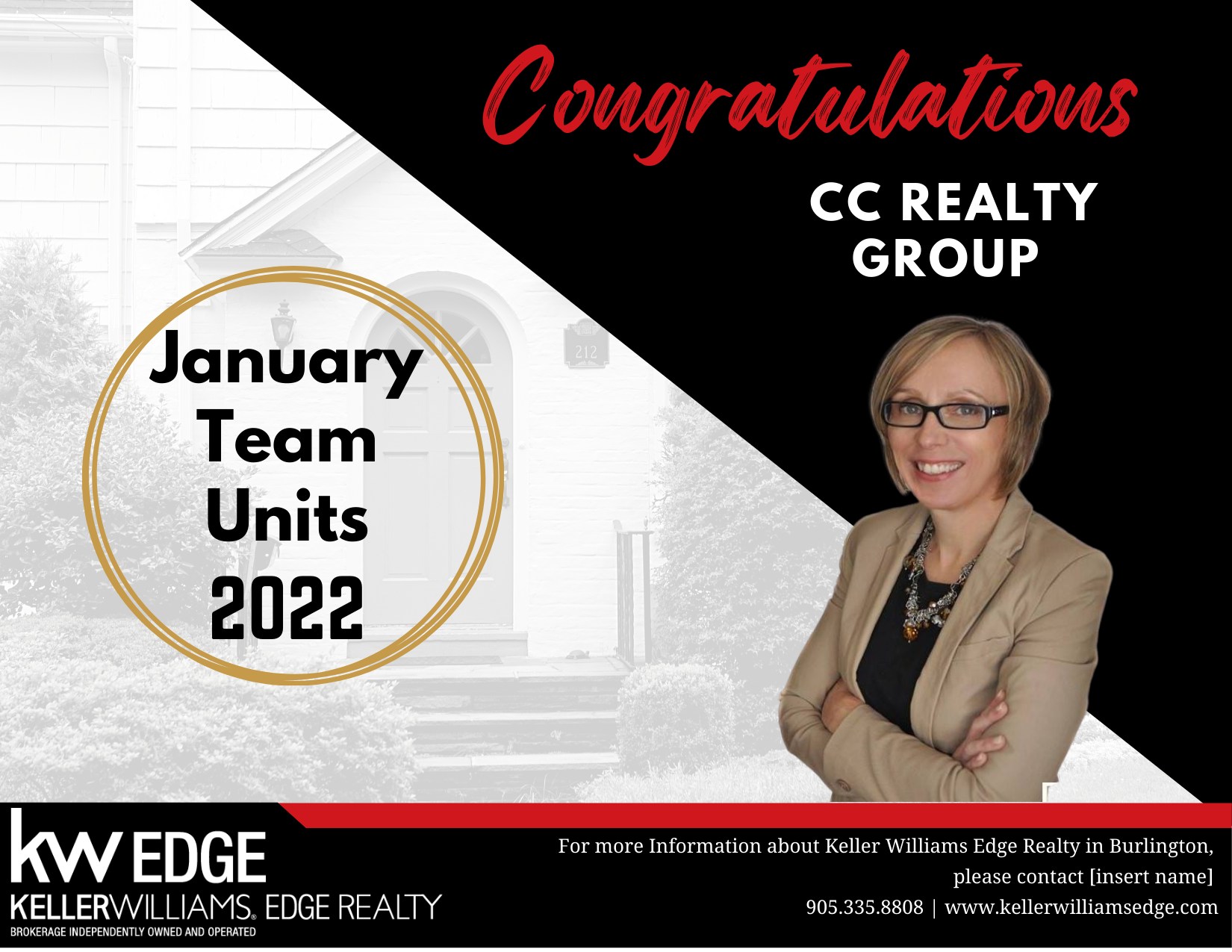 Congratulations... - Keller Williams Edge Realty, Brokerage