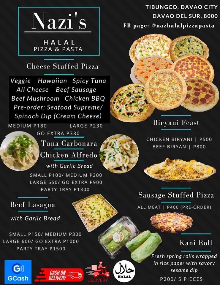 Nazi's Halal Pizza and Pasta | Davao City