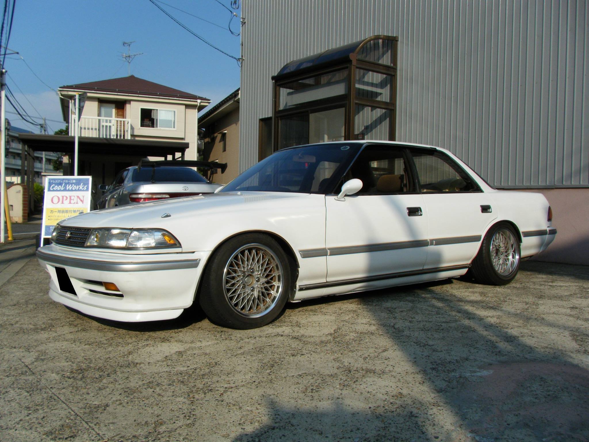 JZX81マークⅡにhippo sleekサイドステップ取付(^^♪ hippo sleek