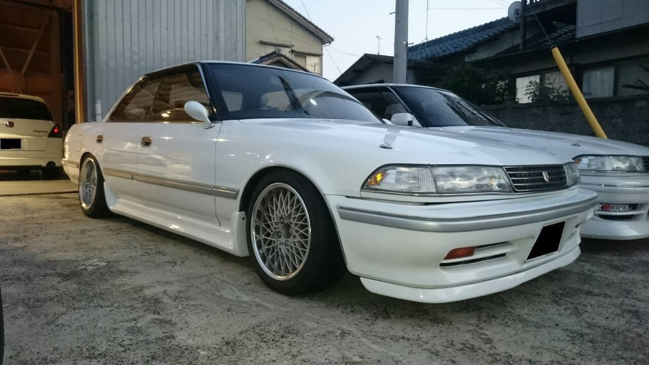 JZX81マークⅡにhippo sleekサイドステップ取付(^^♪ hippo sleek