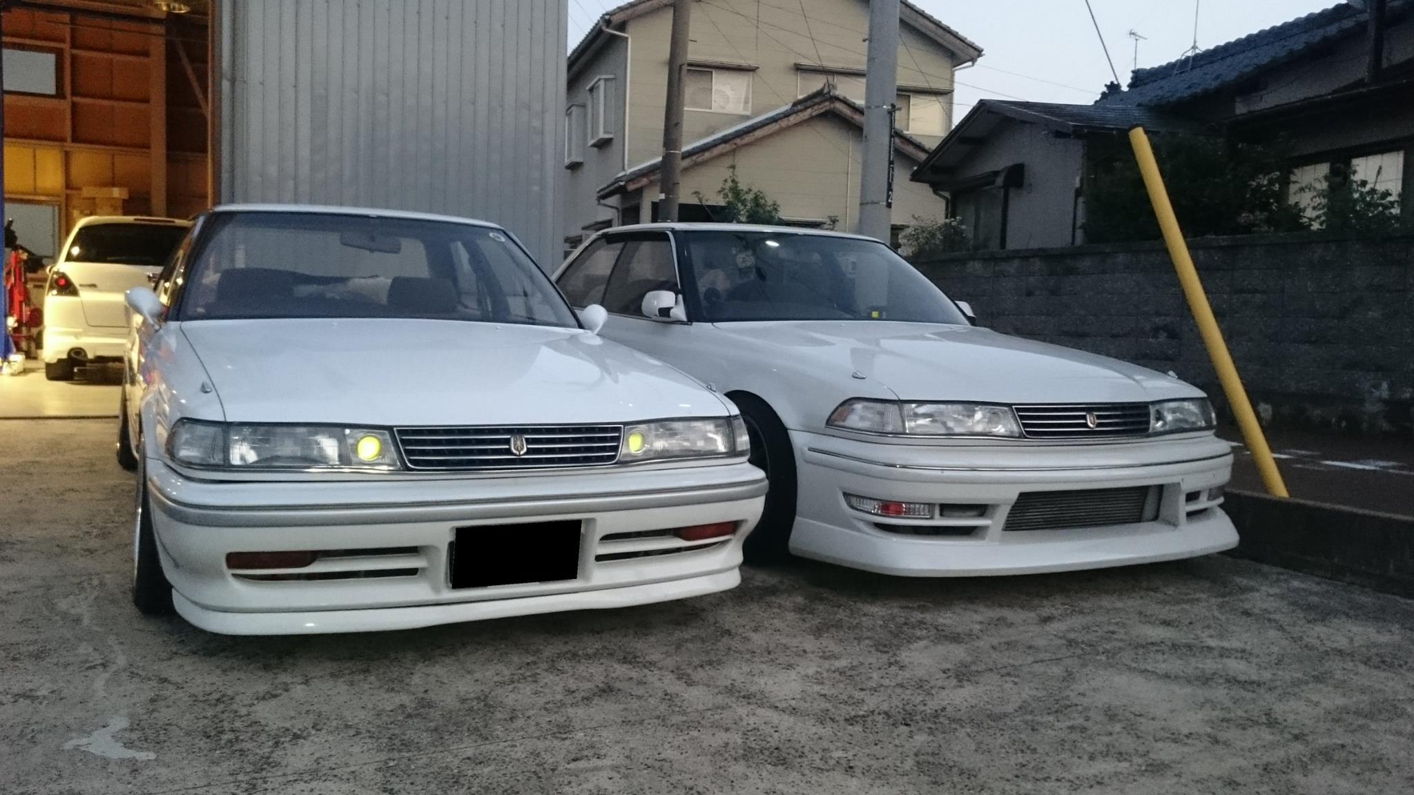 JZX81マークⅡにhippo sleekサイドステップ取付(^^♪ hippo sleek