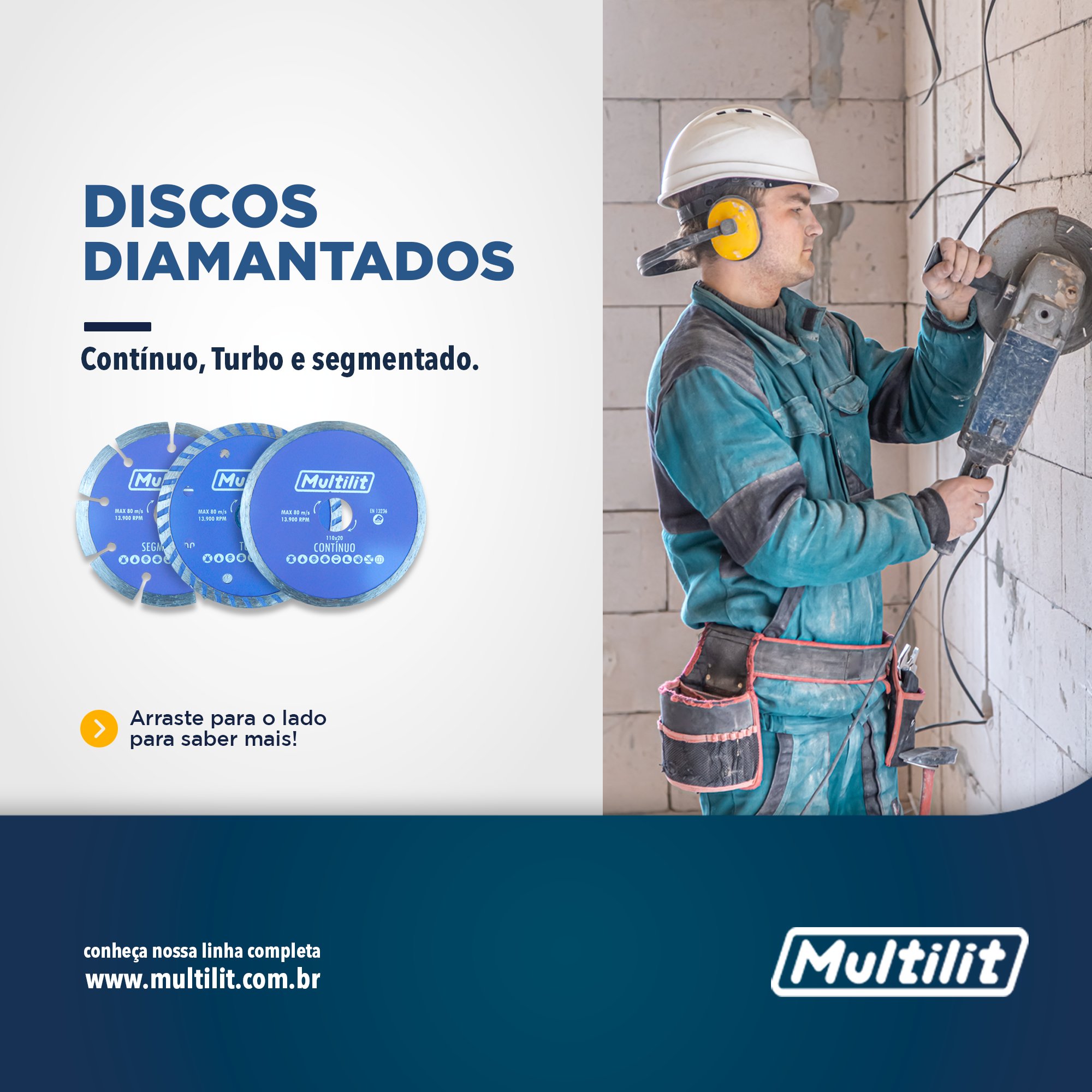 Multilit - A Multilit conta com uma linha de discos...