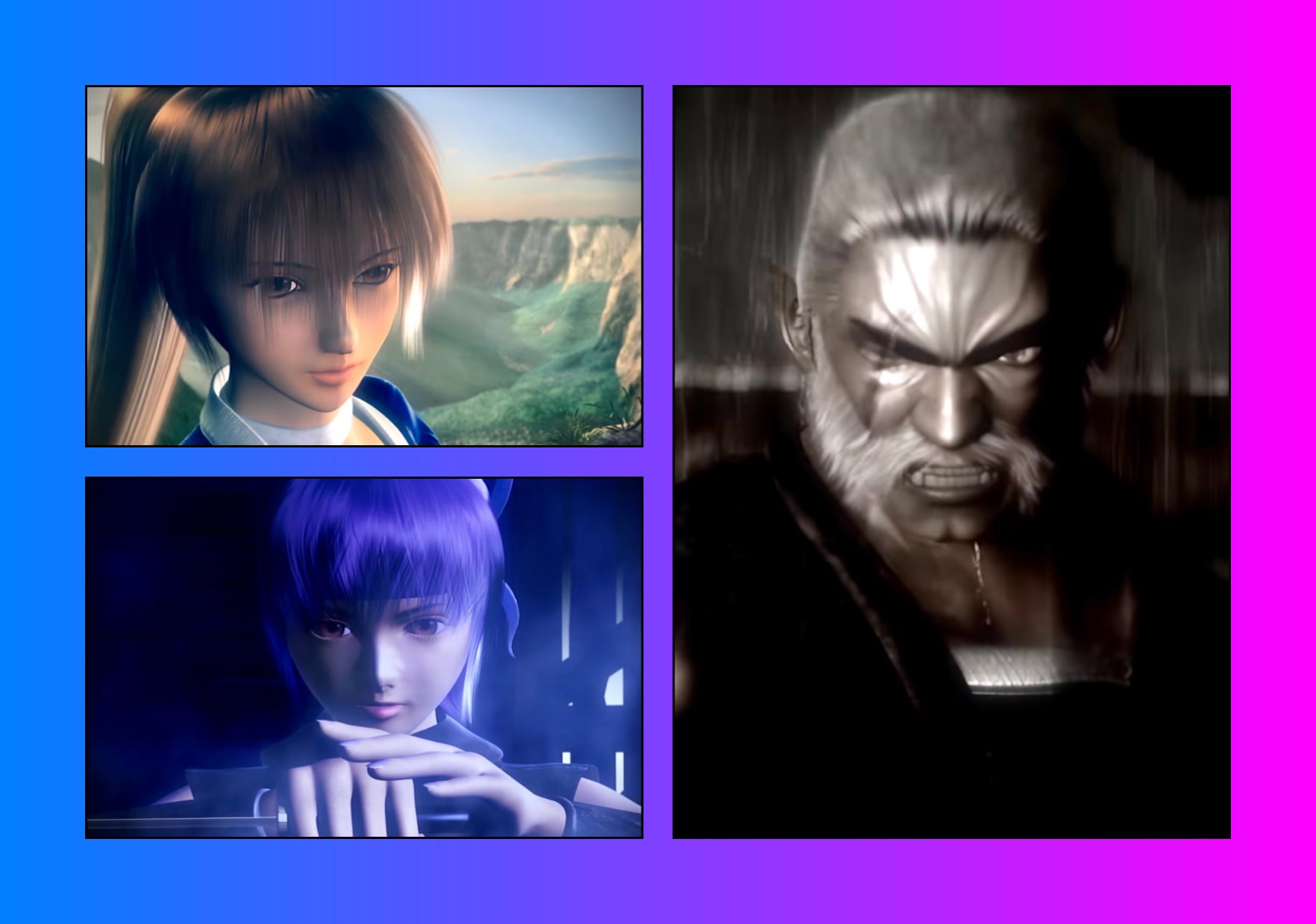 Ok, here is one of two spin-offs of Dead or Alive that **Tomonobu