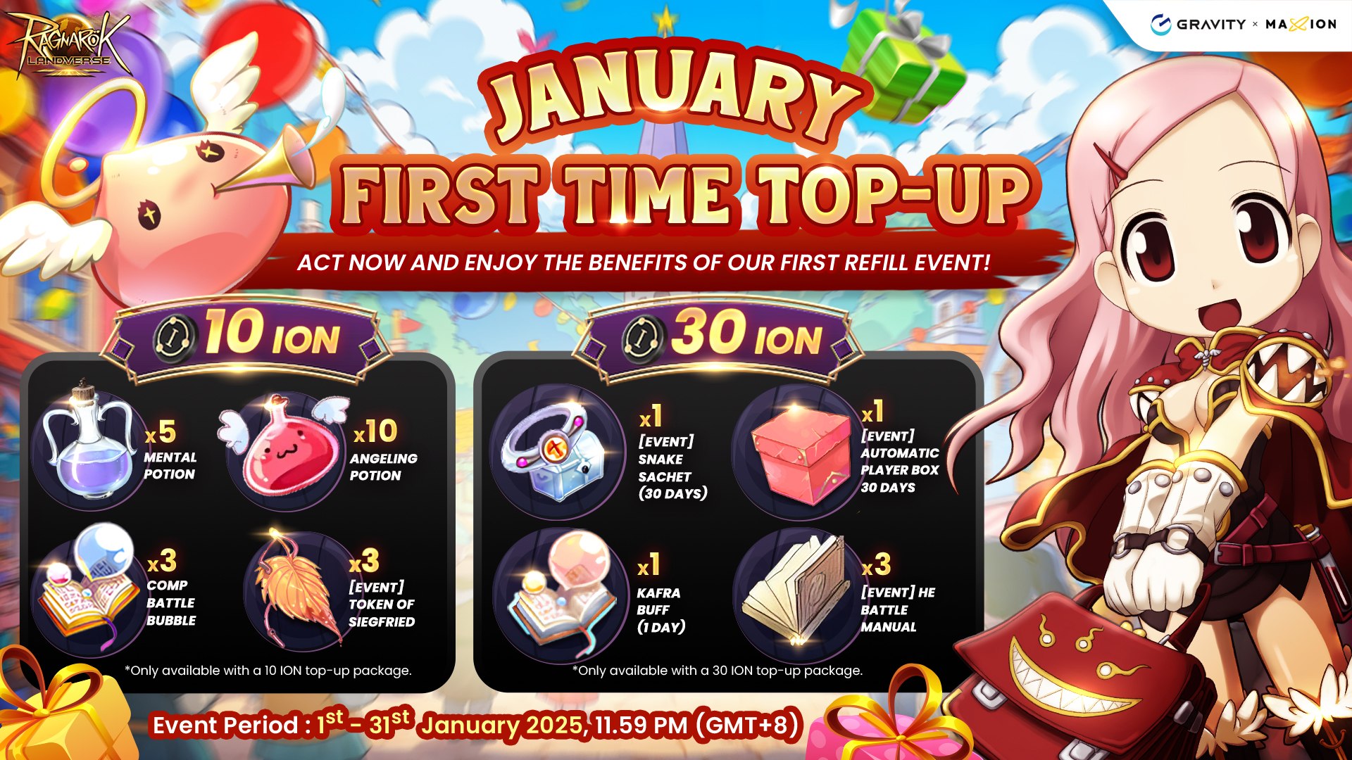 🗓️ The January First-Time... - Ragnarok Online Landverse | Facebook