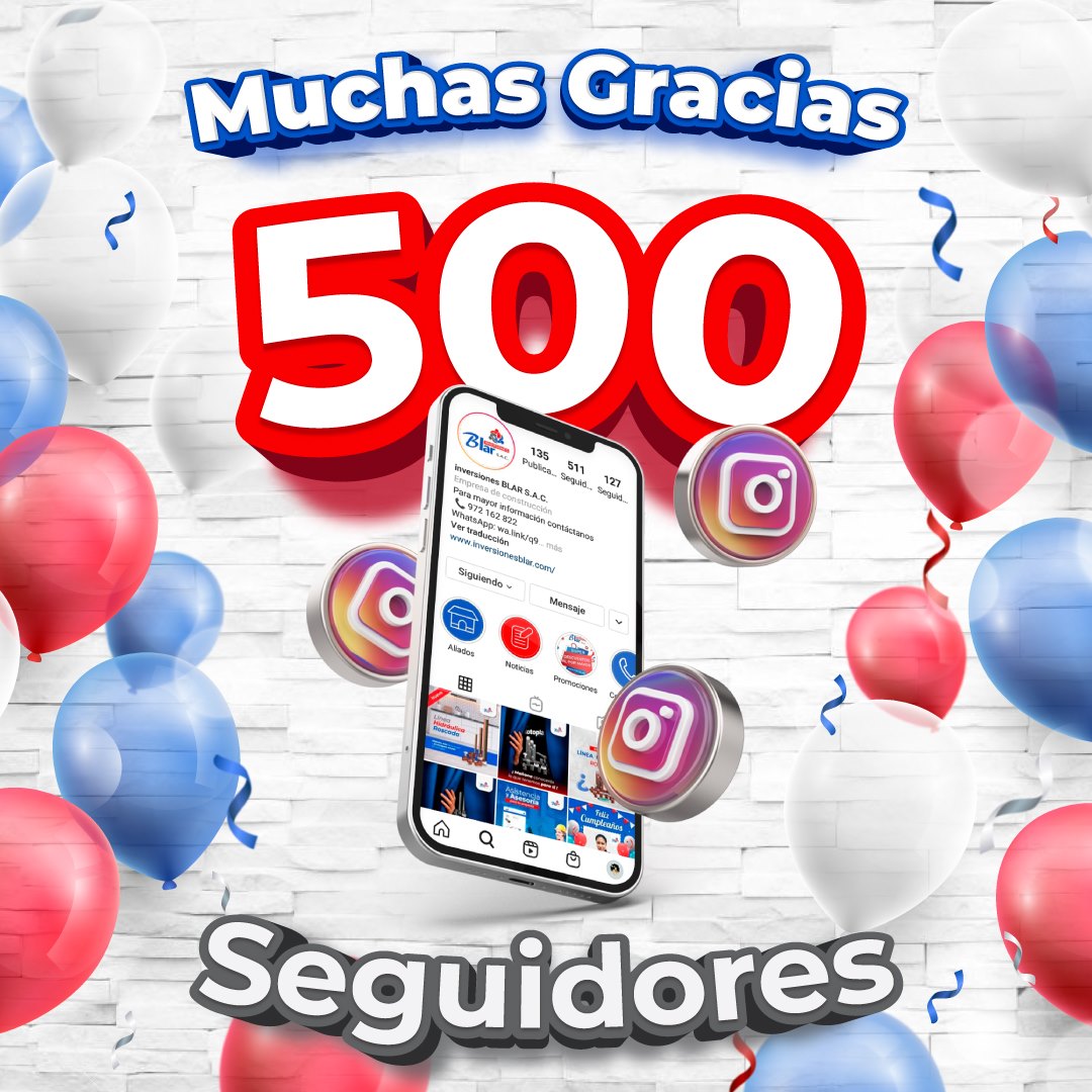 ¡YA SOMOS MÁS DE 500 EN... - Inversiones BLAR S.A.C
