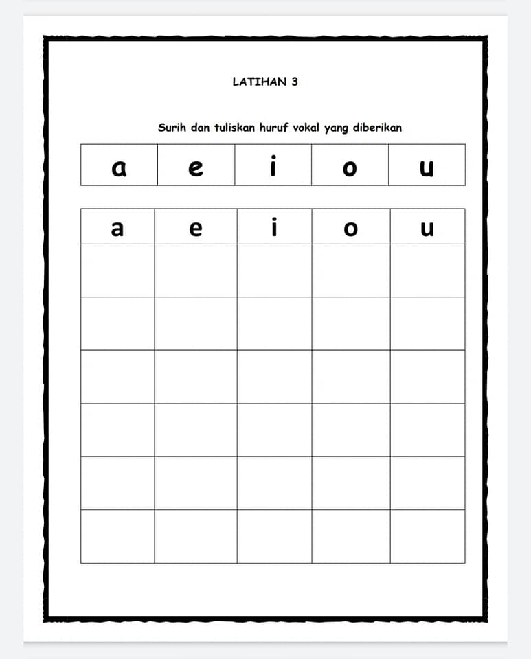 TcherCollection - TC | 📖 Latihan Kemahiran Menulis ABC | Facebook