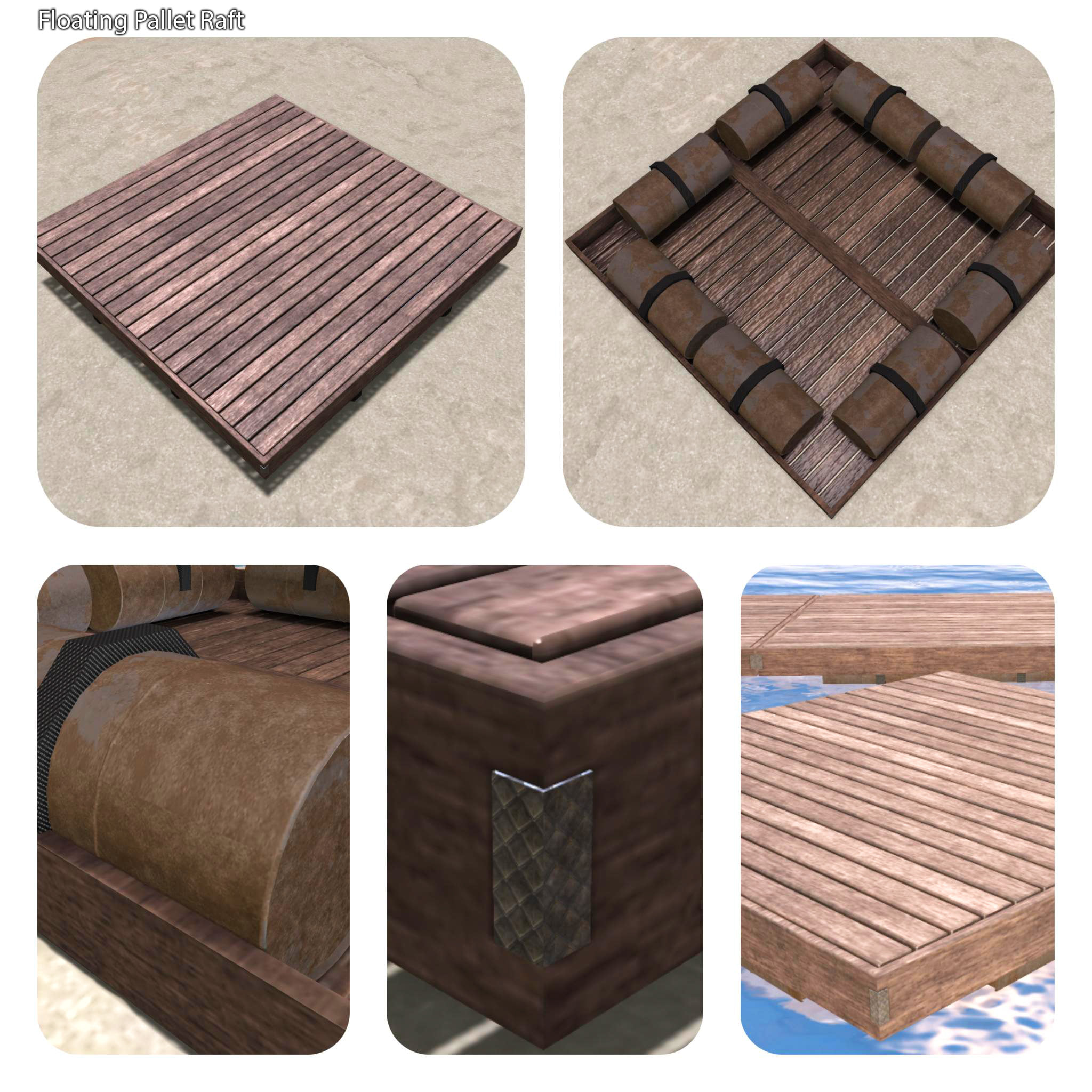 [satus Inc] - New Release: Floating Pallet Raft by [satus...