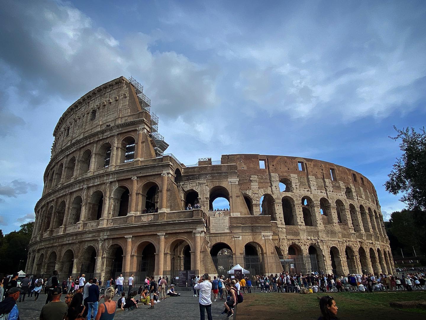 Finding Roman numerals at the Colosseum relatable