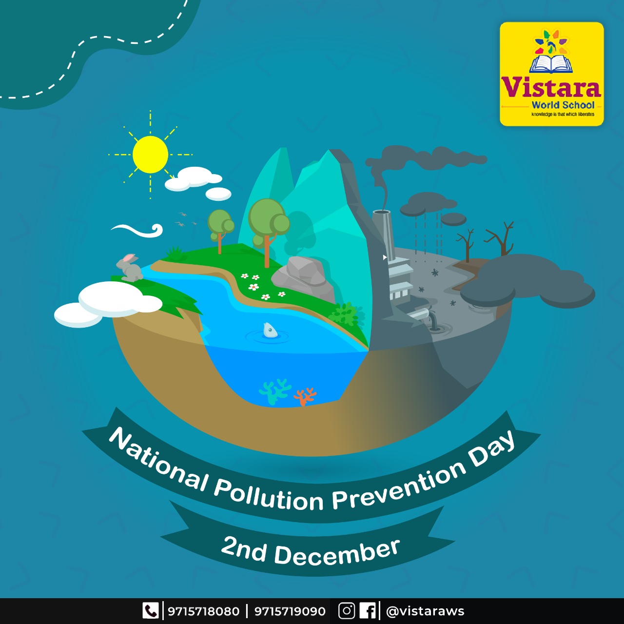 Let's resolve to prevent pollution... - Vistara World School | Facebook