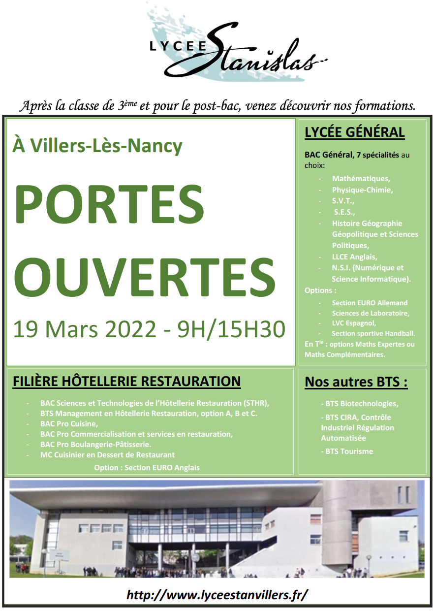Lycée Stanislas Villers Les Nancy Restaurant D application