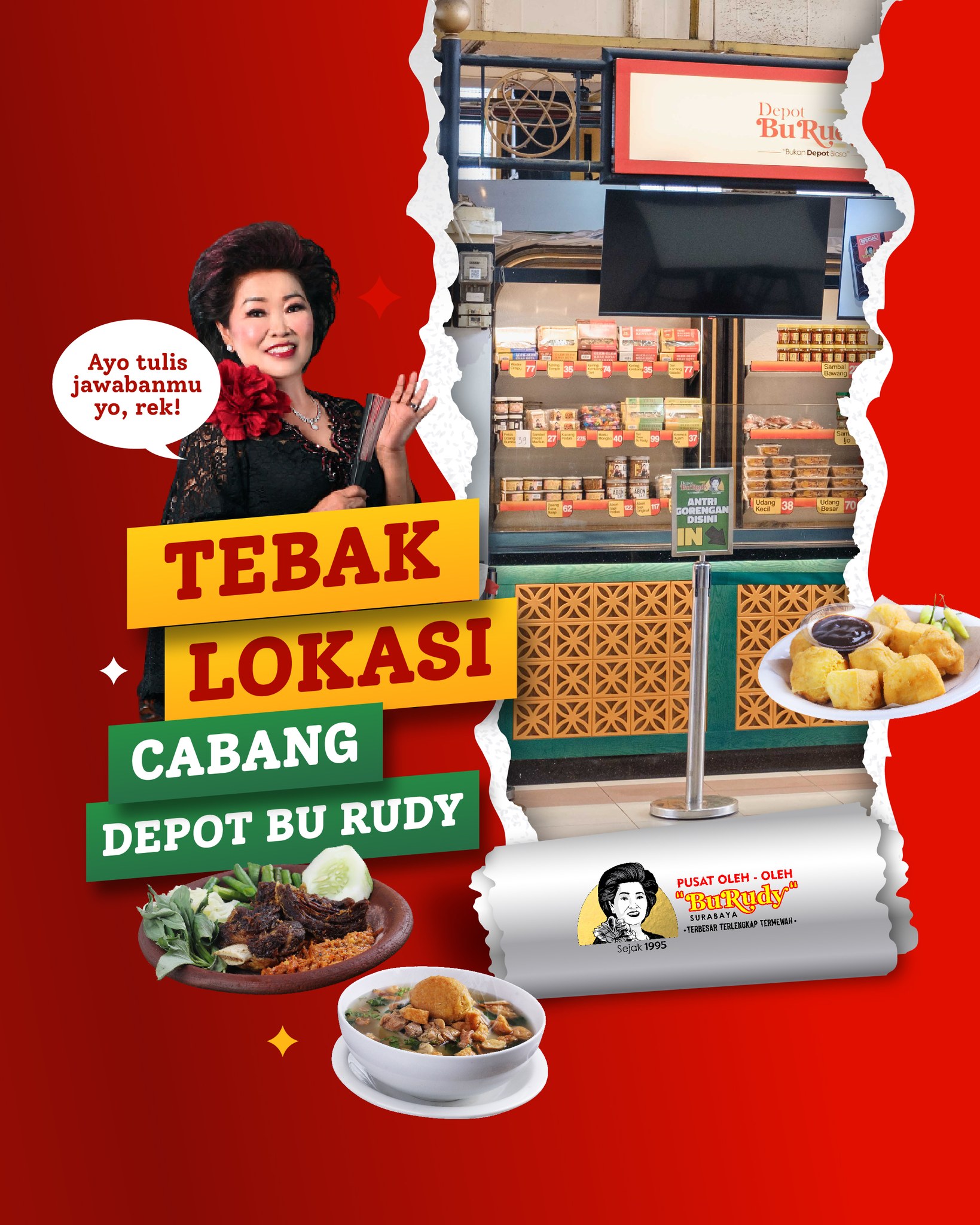 Depot Bu Rudy Dharmahusada - Tebak lokasi cabang Depot Bu Rudy! Buat ...