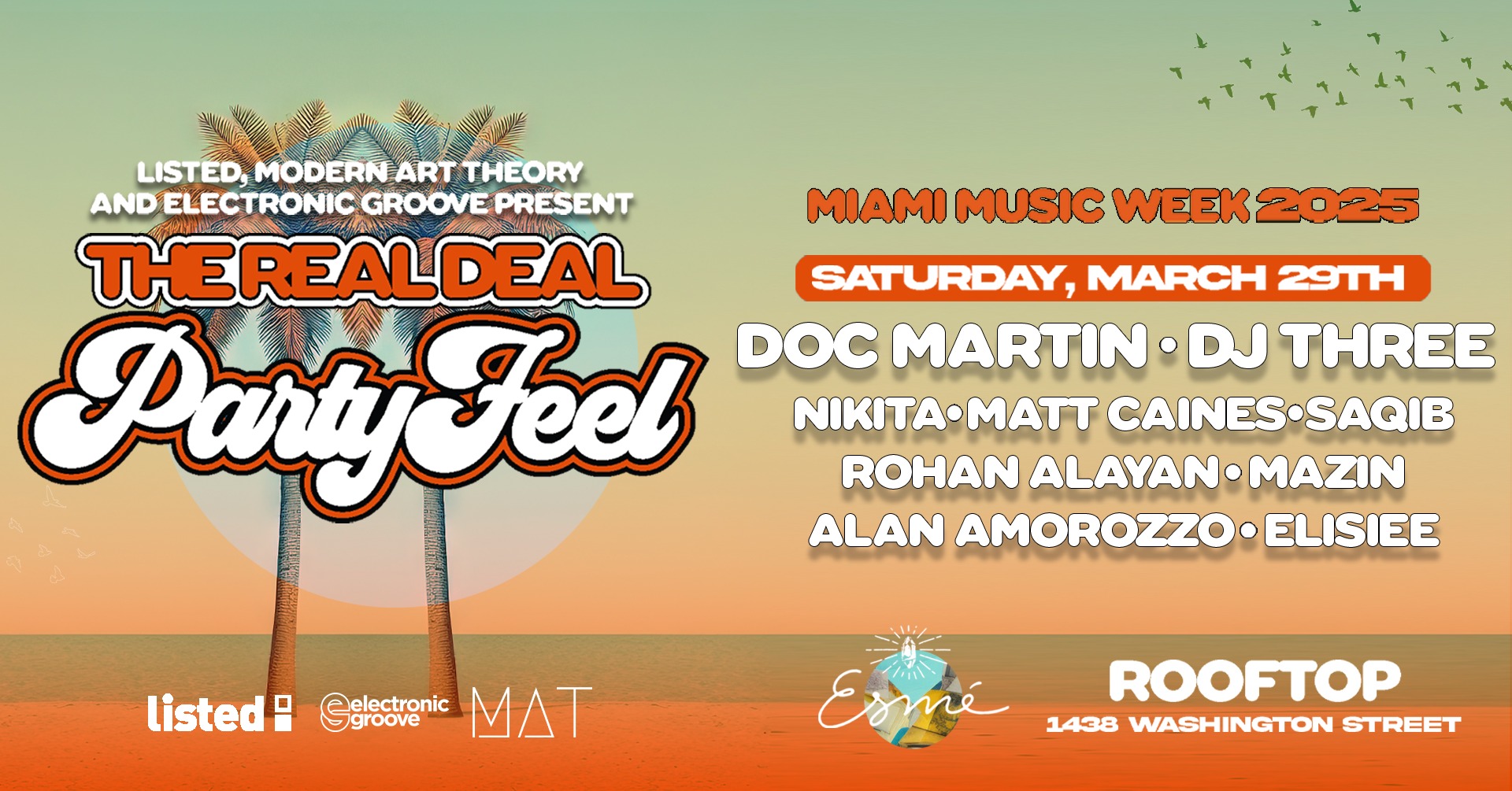 The Real Deal Party Feel: Miami Music Week Special ft. Doc Martin, DJ ...