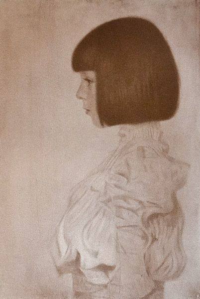 Gustav Klimt Portrait of Marie Henneberg in Purple