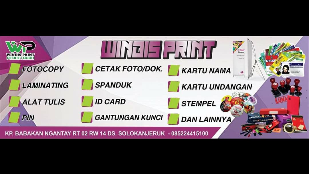 Raisya Printing - SPANDUK / BANNER ----------------- Open order ...