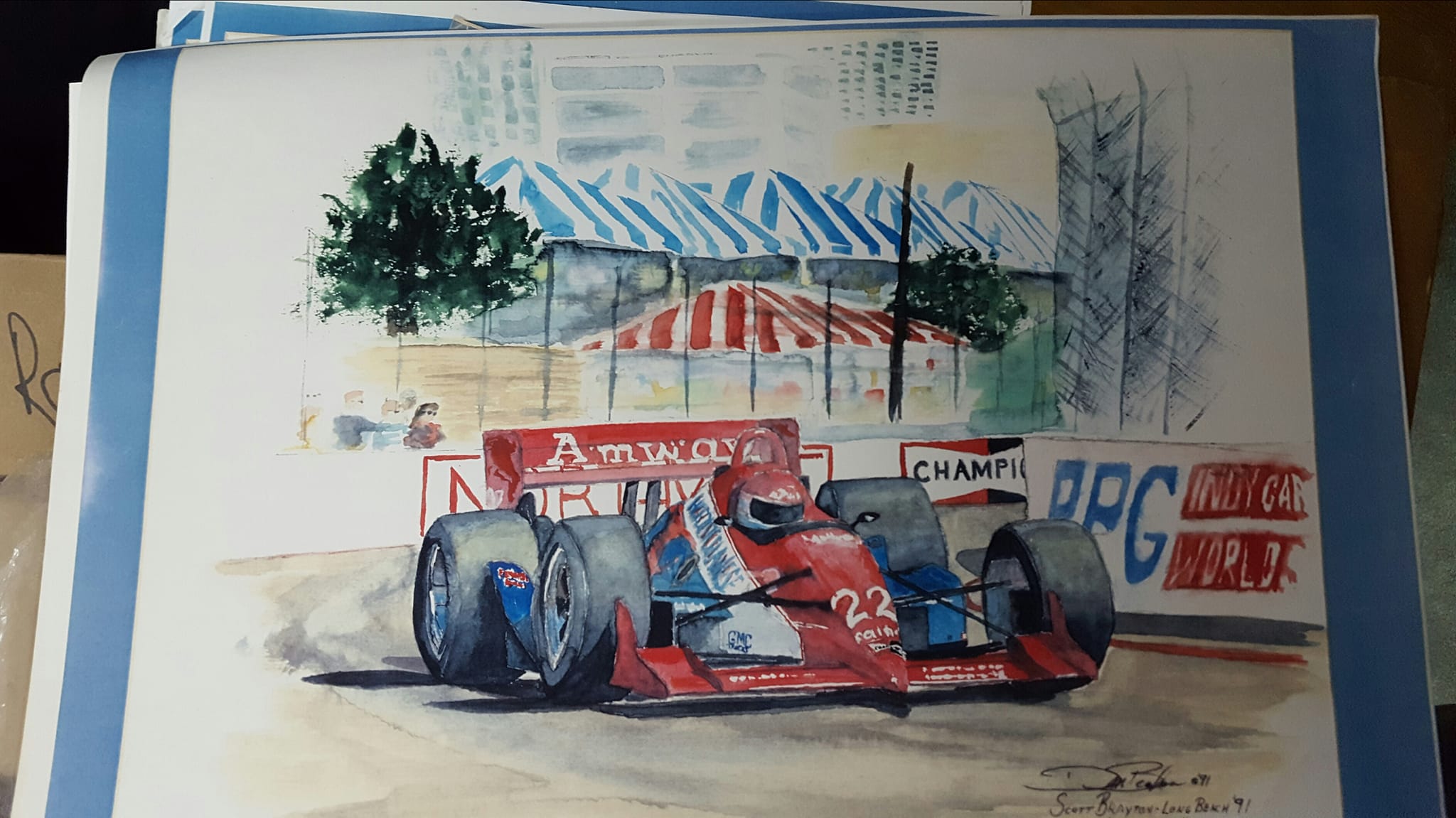 Cars painted by Austin Buelt.