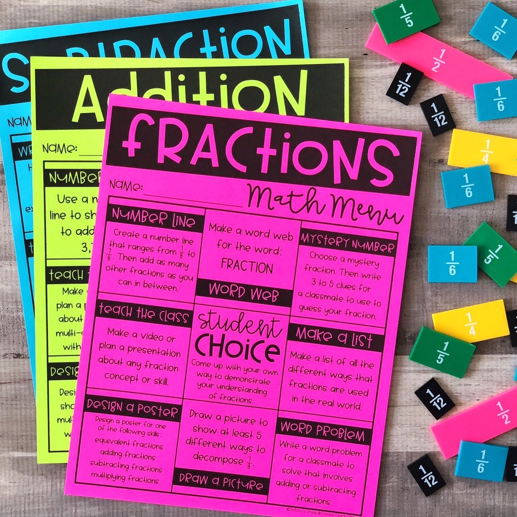 Math Menus are the perfect... - Create.Teach.Share | Facebook