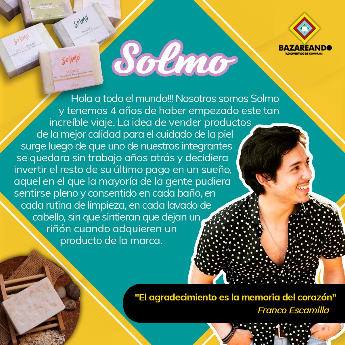 Makers Market - ¡Conoce a Solmo! 🧼 Es una de las muchas...