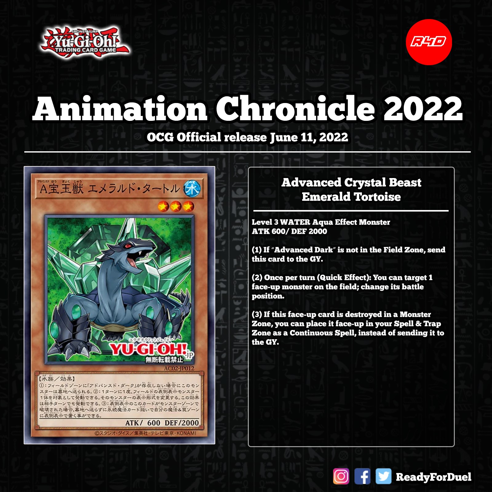 Animation Chronicle 2022 #遊戯王 #OCG #TCG #YGO #YuGiOh #유희왕