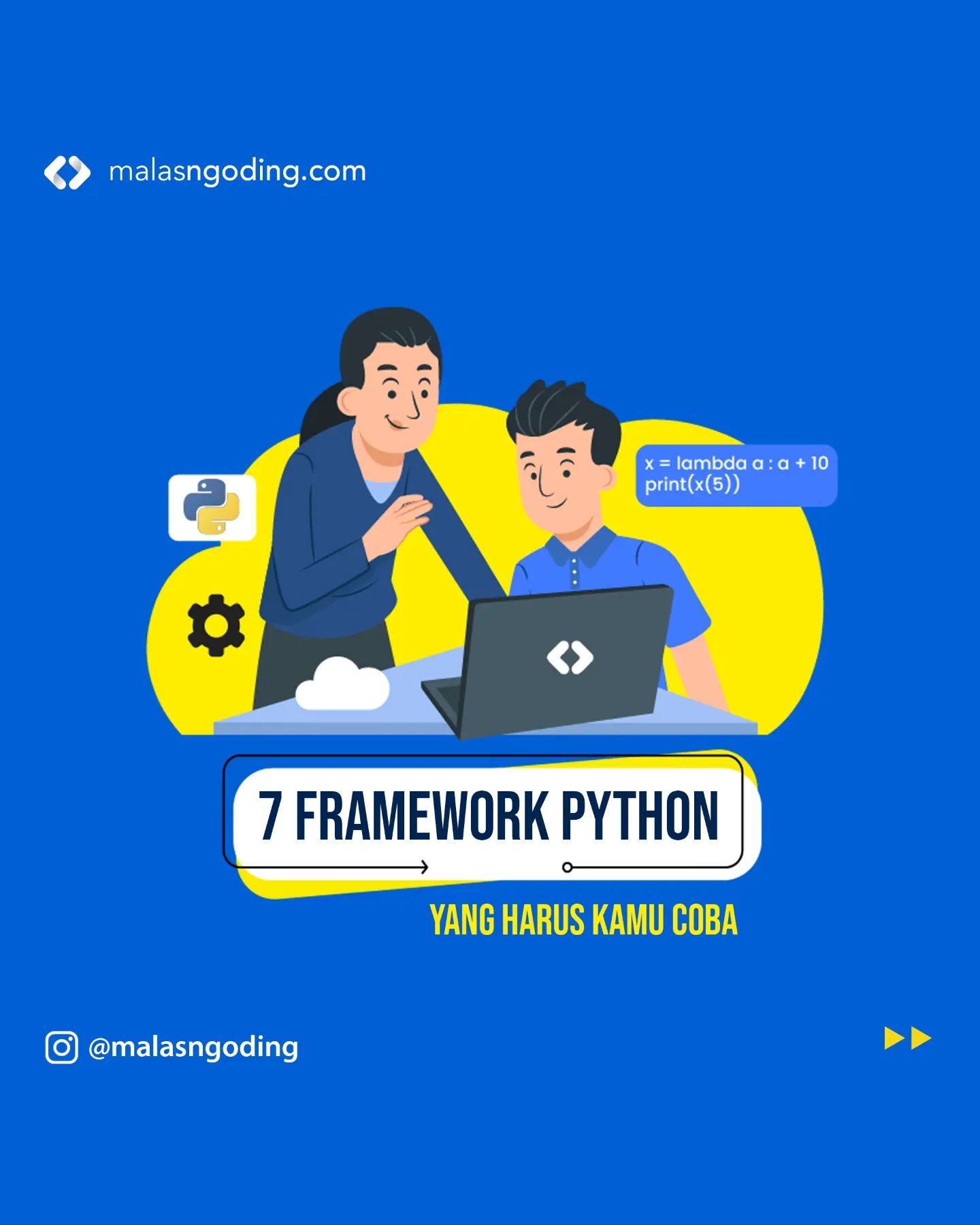 7 Framework python keren yang harus... - Malasngoding.com
