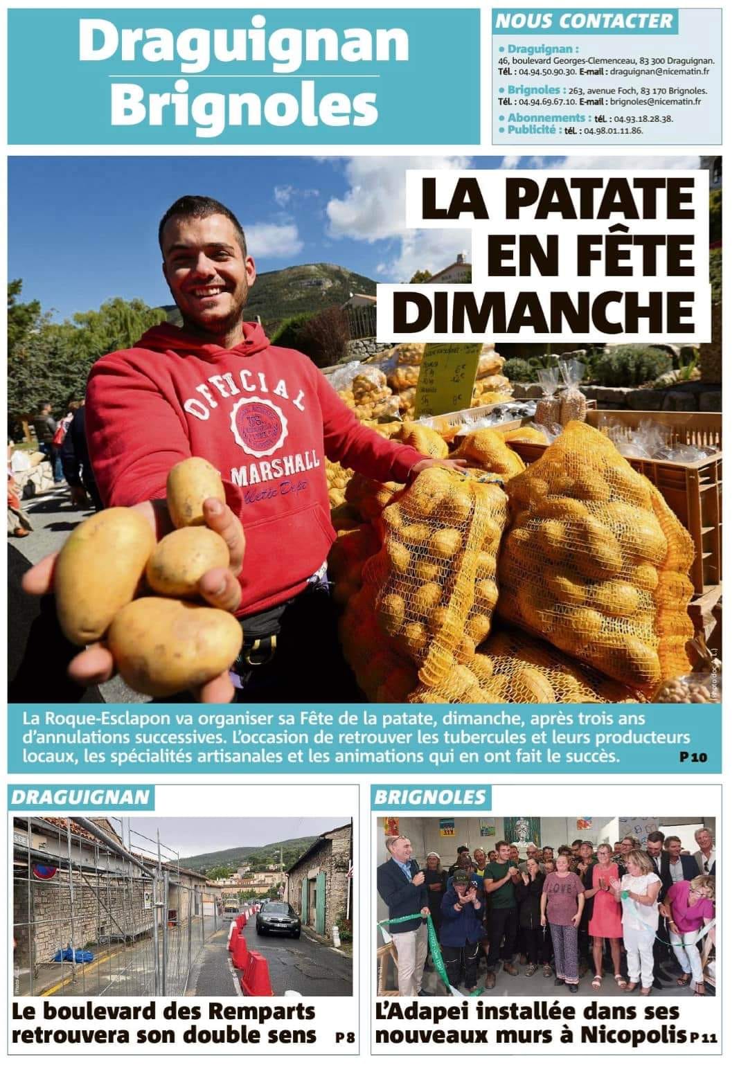 Fete De La Pomme De Terre Roque Esclapon 2022