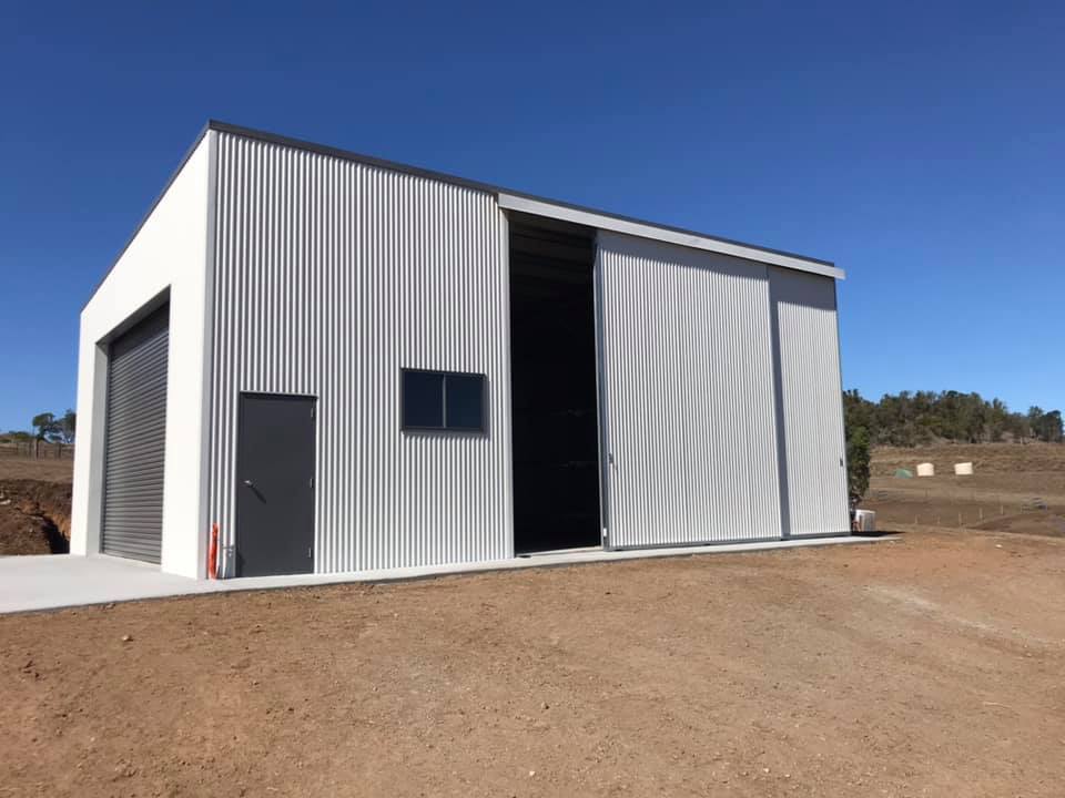 Steelforce Buildings - Mungindi Shed constructed mid 2020 on a cattle ...