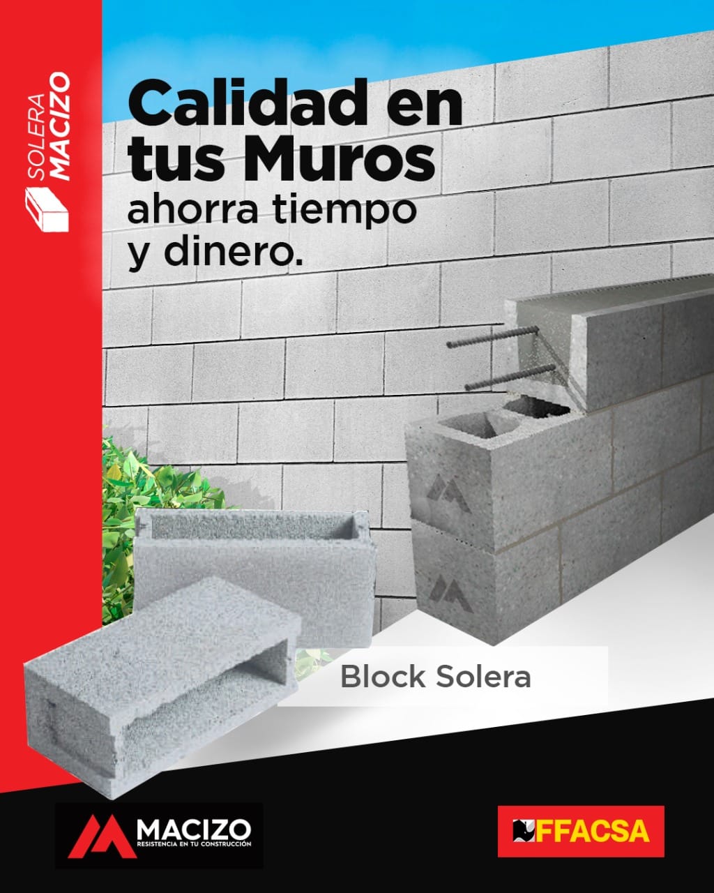 Macizo - Ahorra tiempo y dinero usando Block Solera para... | Facebook