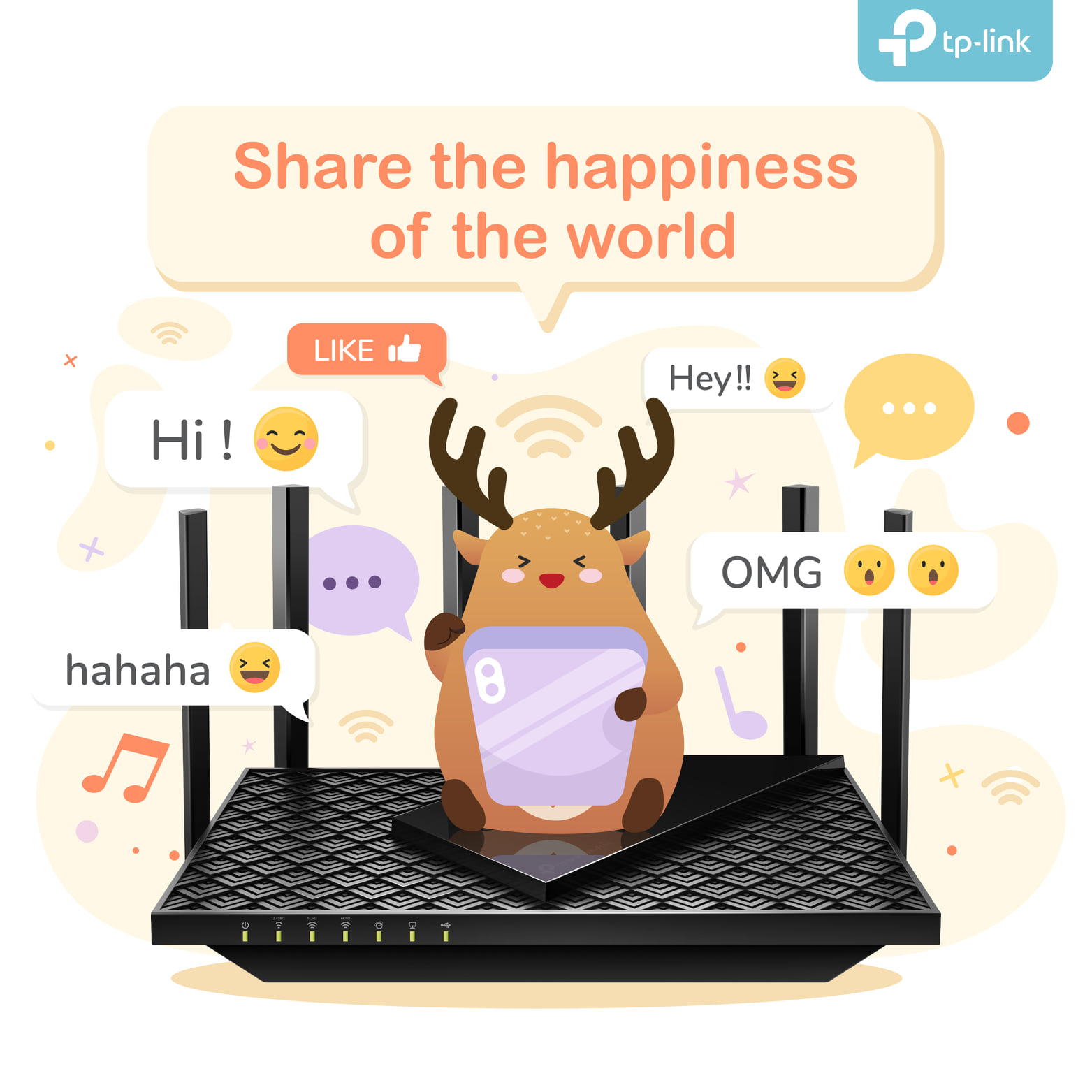TP-Link - Happy International Happiness Day😆 With #TPLink... | Facebook
