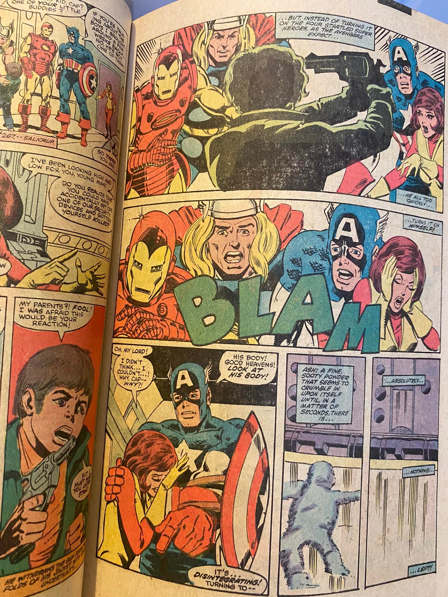 Review of Avengers #218, a disturbing comic book issue