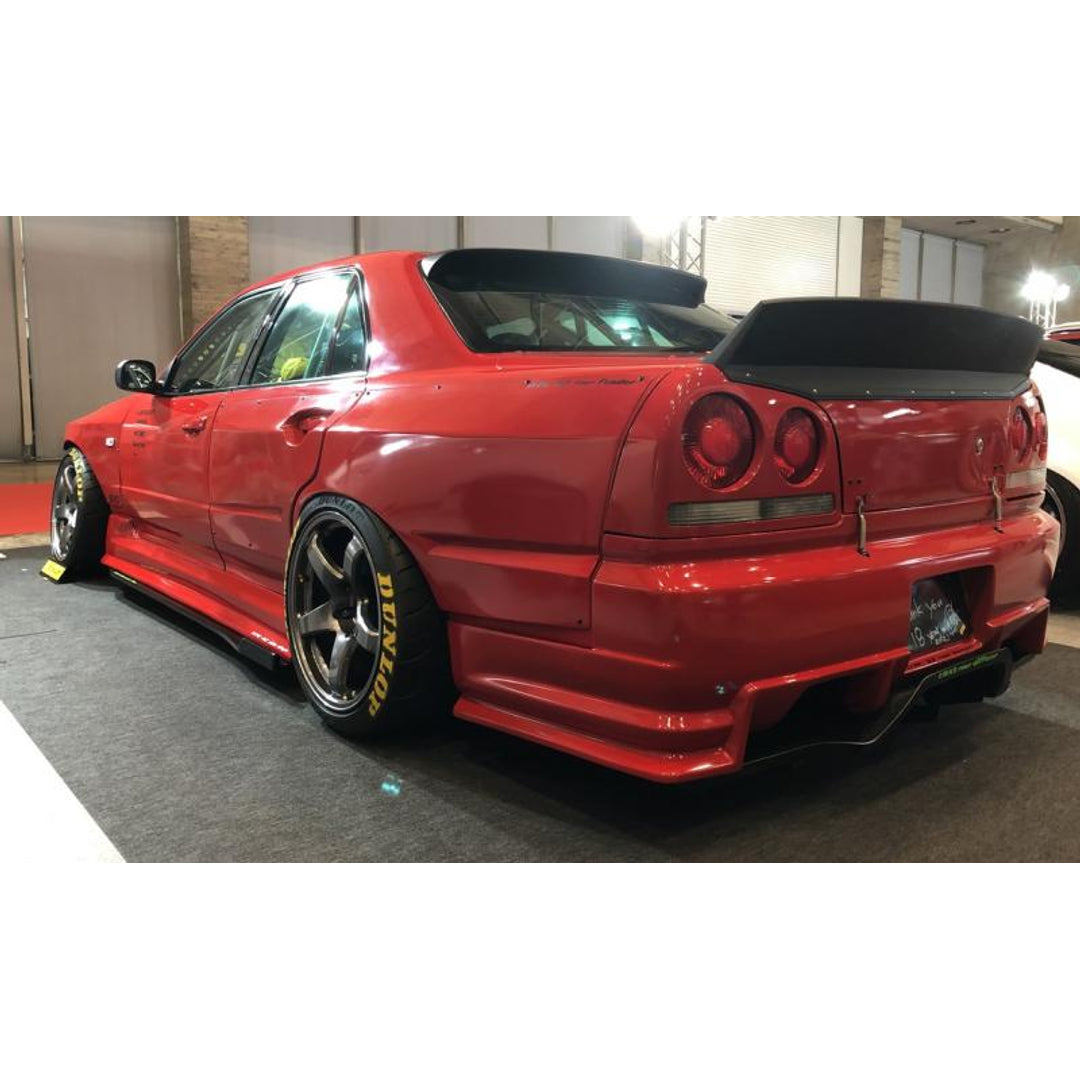 URAS TYPE-RZ Rear Bumper -Skyline R34 4 Doors ##901101015